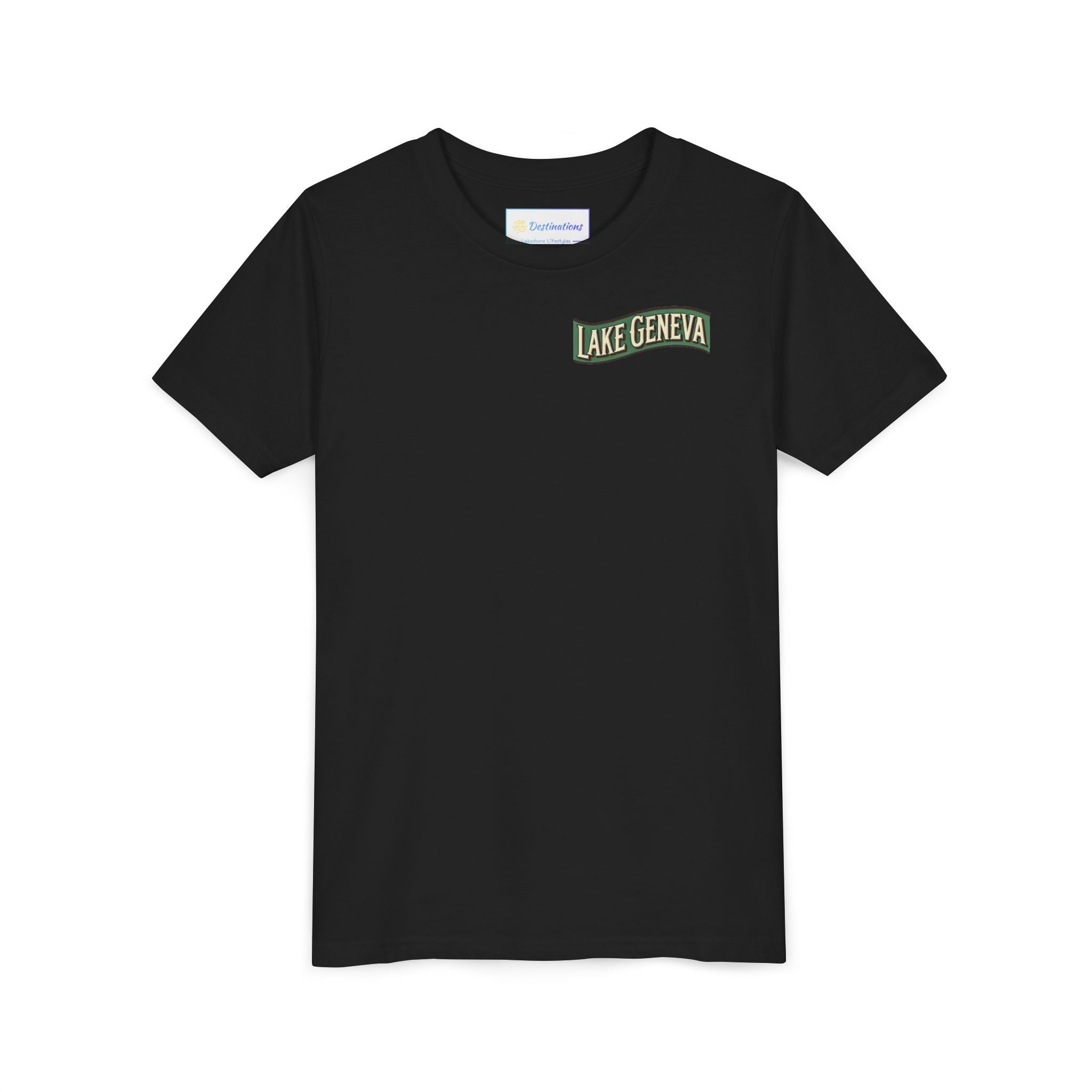 Retro Lake Geneva Unisex Youth Short Sleeve Tee