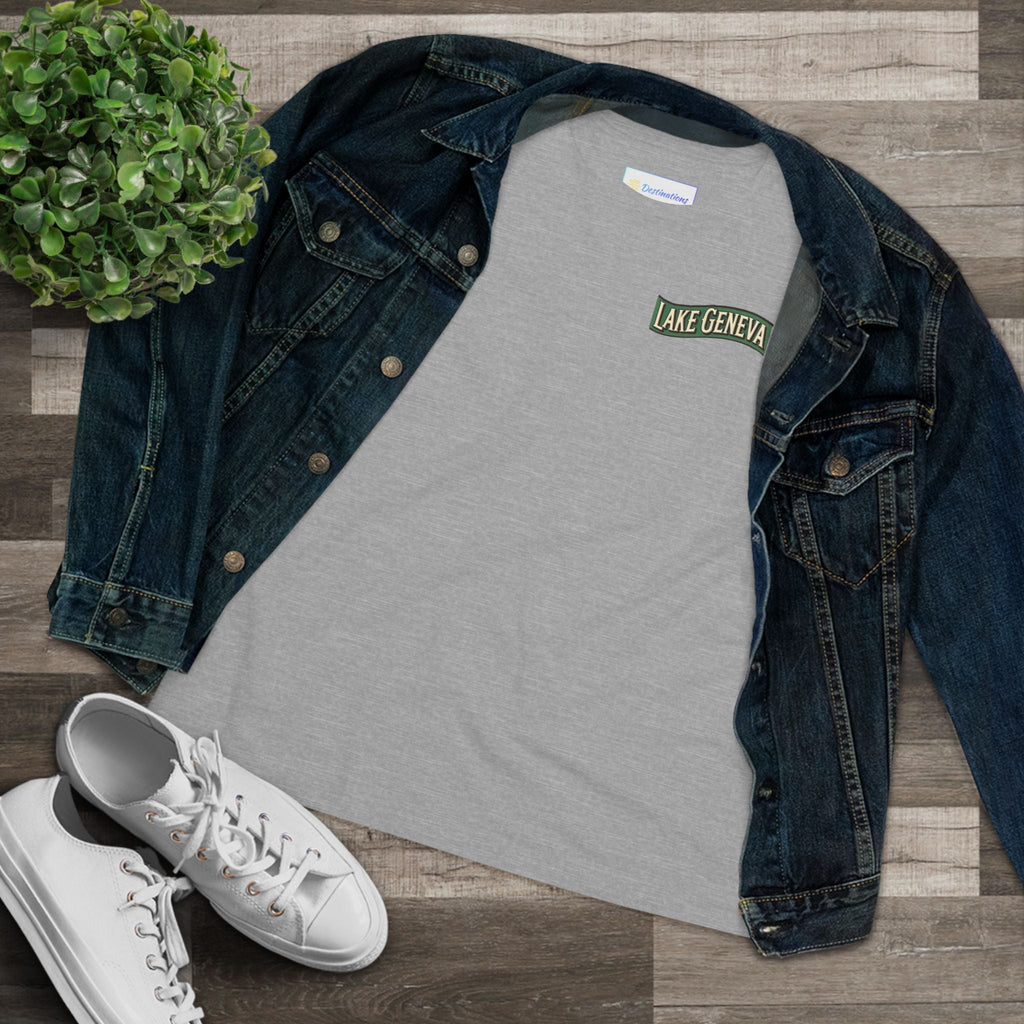Retro Lake Geneva Women's Cotton Tee