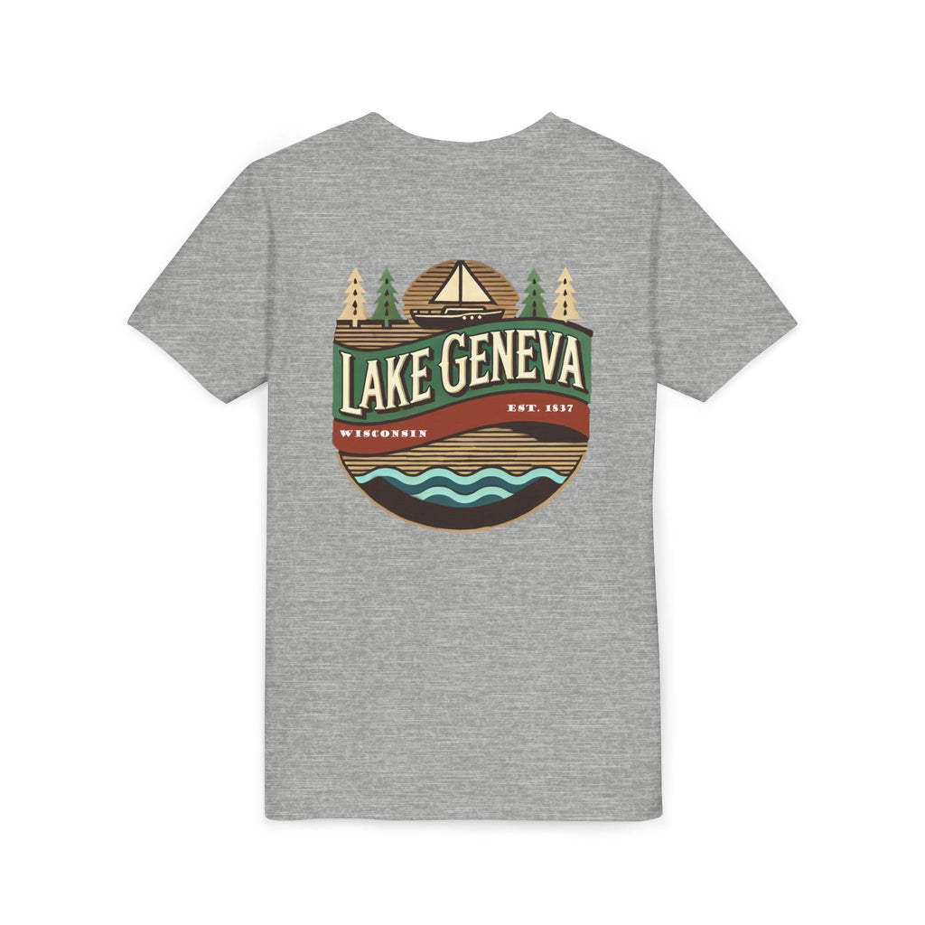 Retro Lake Geneva Unisex Youth Short Sleeve Tee