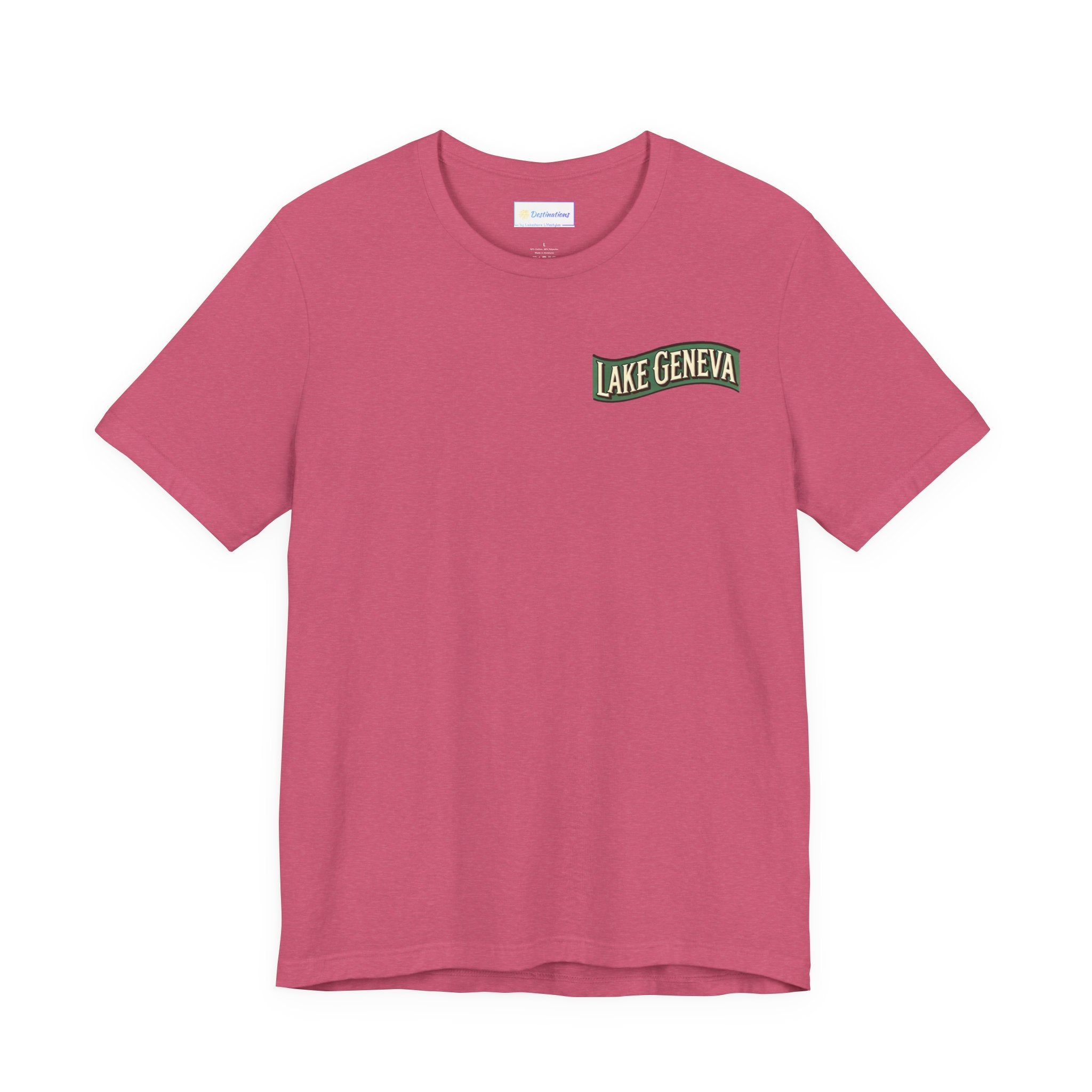 Retro Lake Geneva Unisex Jersey Short Sleeve Tee