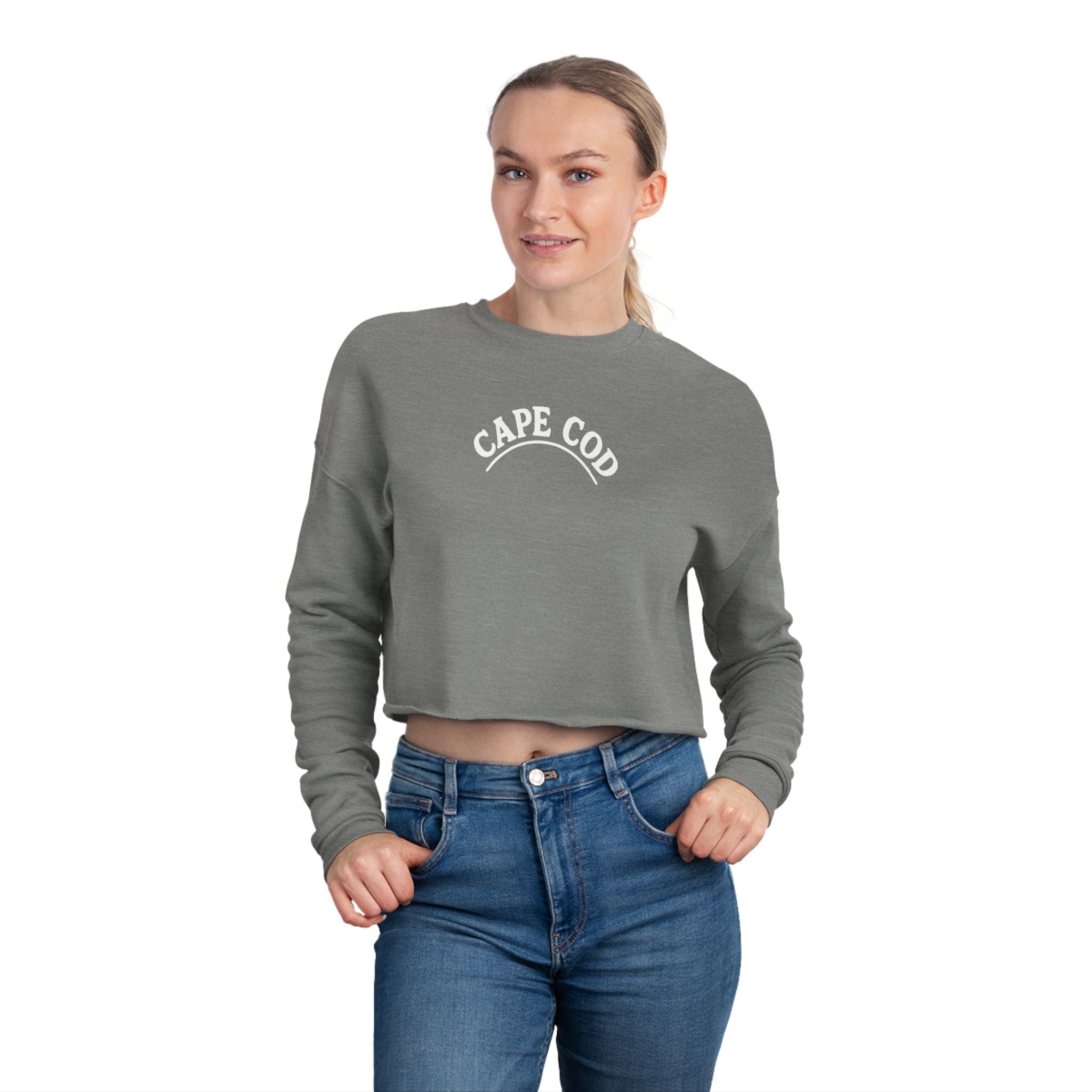 Rustic Cape Cod Women's Cropped Sweatshirt