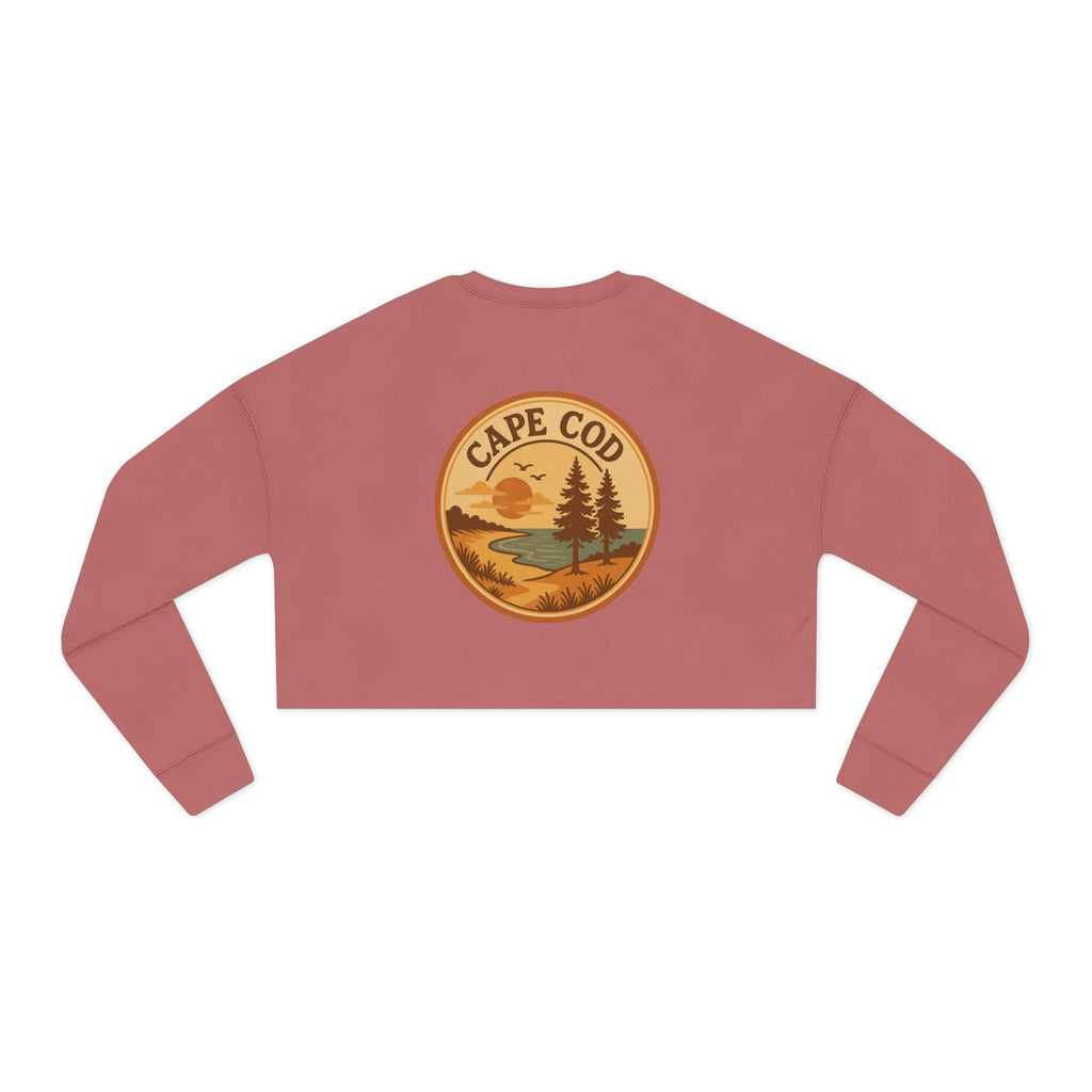 Rustic Cape Cod Women's Cropped Sweatshirt