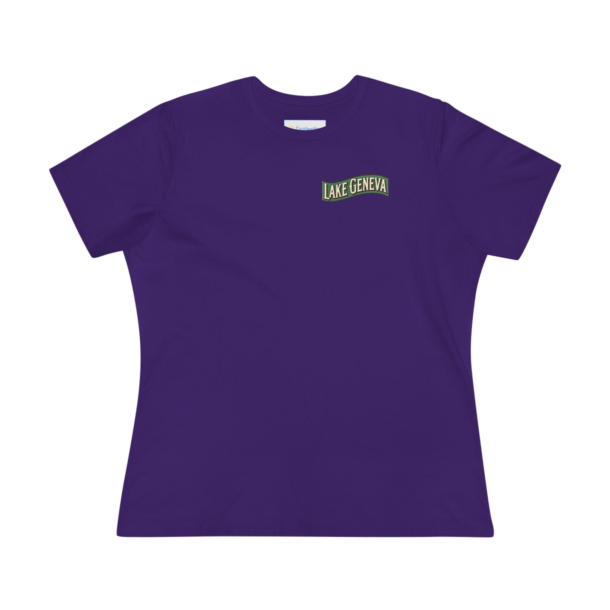 Retro Lake Geneva Women's Cotton Tee