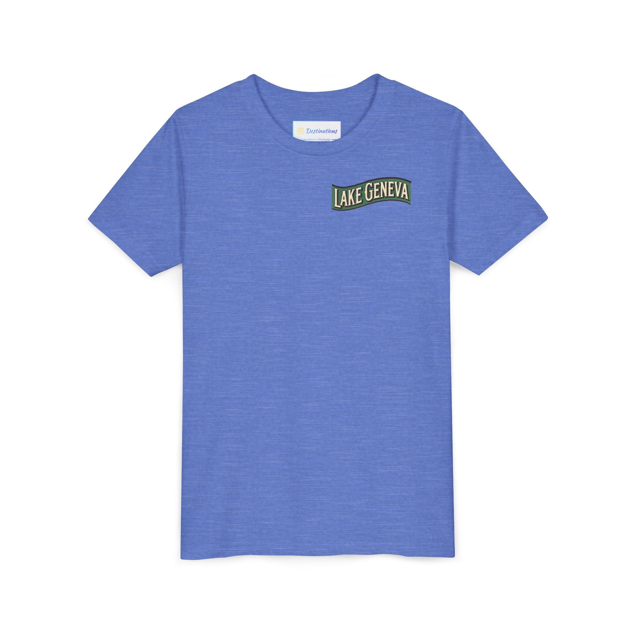 Retro Lake Geneva Unisex Youth Short Sleeve Tee