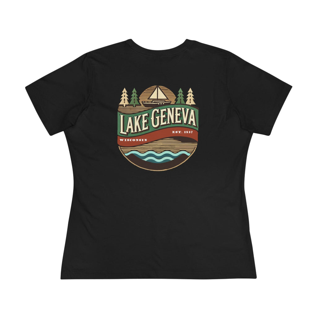 Retro Lake Geneva Women's Cotton Tee