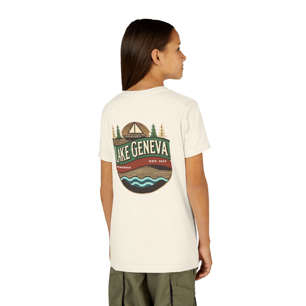 Retro Lake Geneva Unisex Youth Short Sleeve Tee