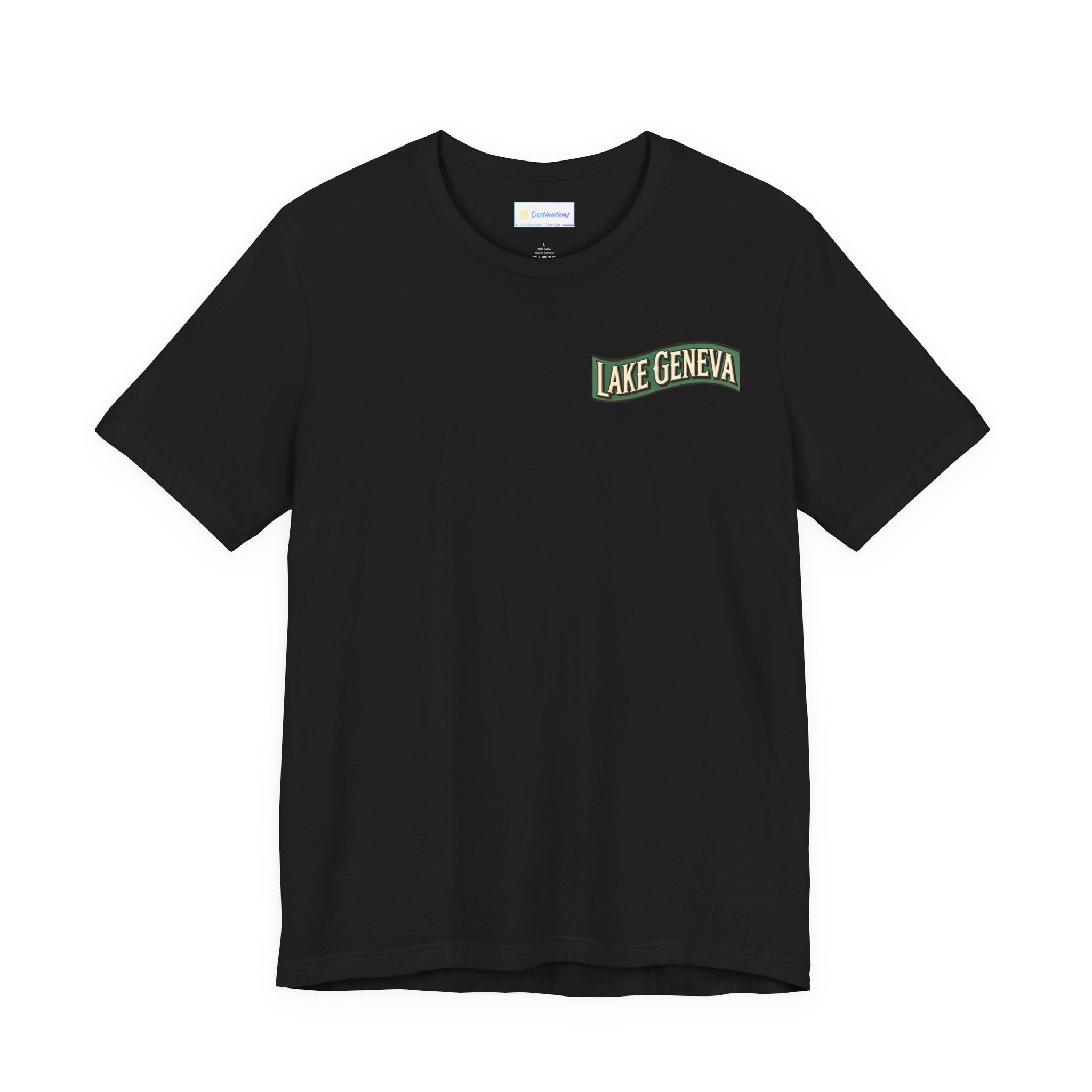 Retro Lake Geneva Unisex Jersey Short Sleeve Tee