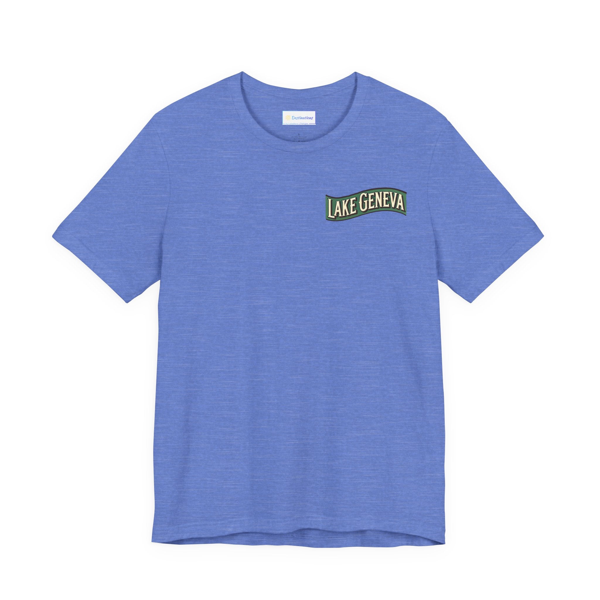 Retro Lake Geneva Unisex Jersey Short Sleeve Tee