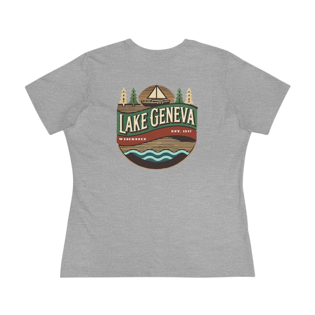 Retro Lake Geneva Women's Cotton Tee