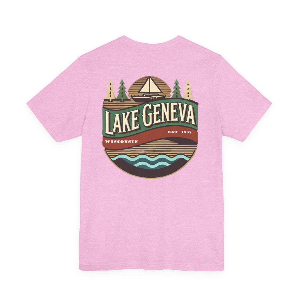 Retro Lake Geneva Unisex Jersey Short Sleeve Tee