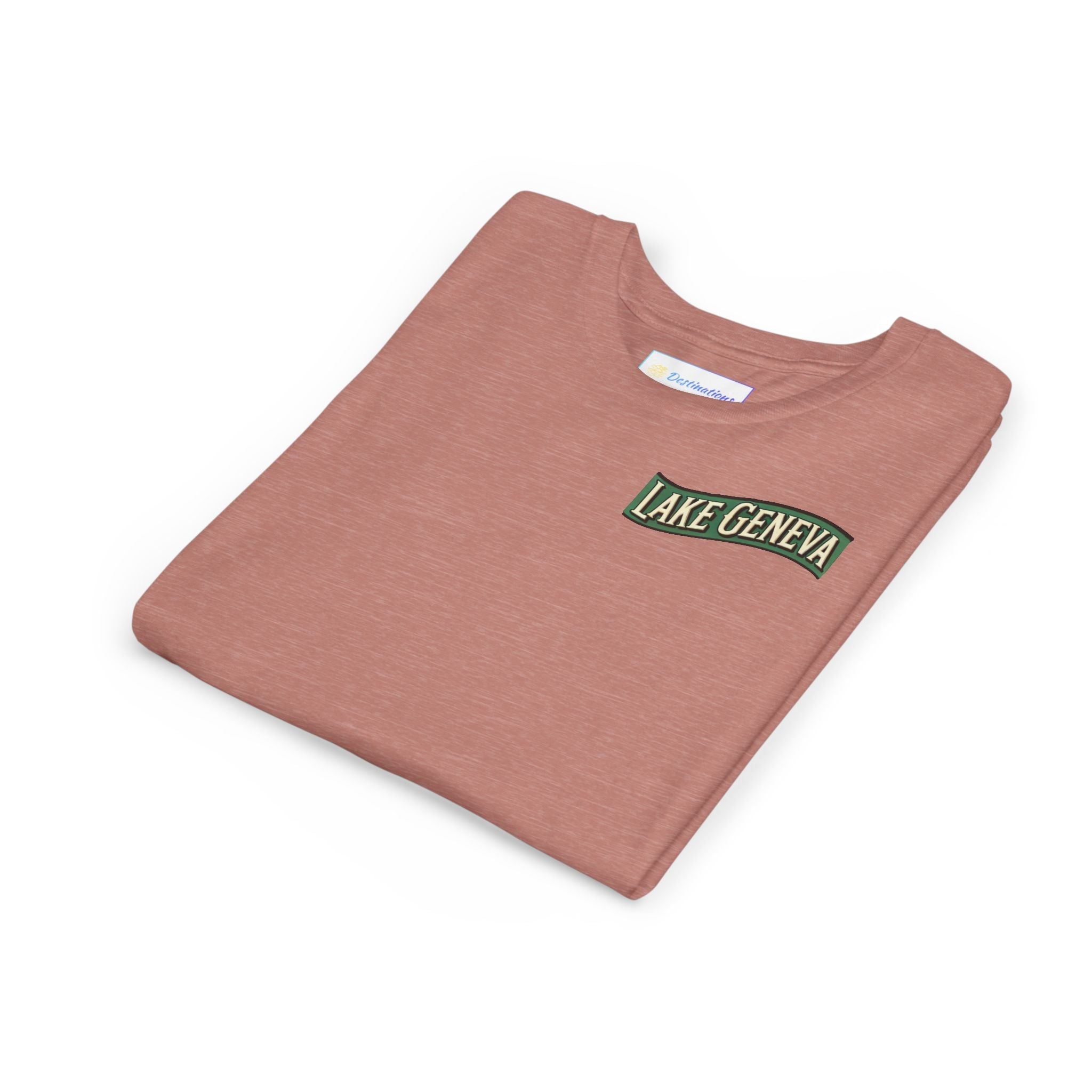 Retro Lake Geneva Unisex Youth Short Sleeve Tee