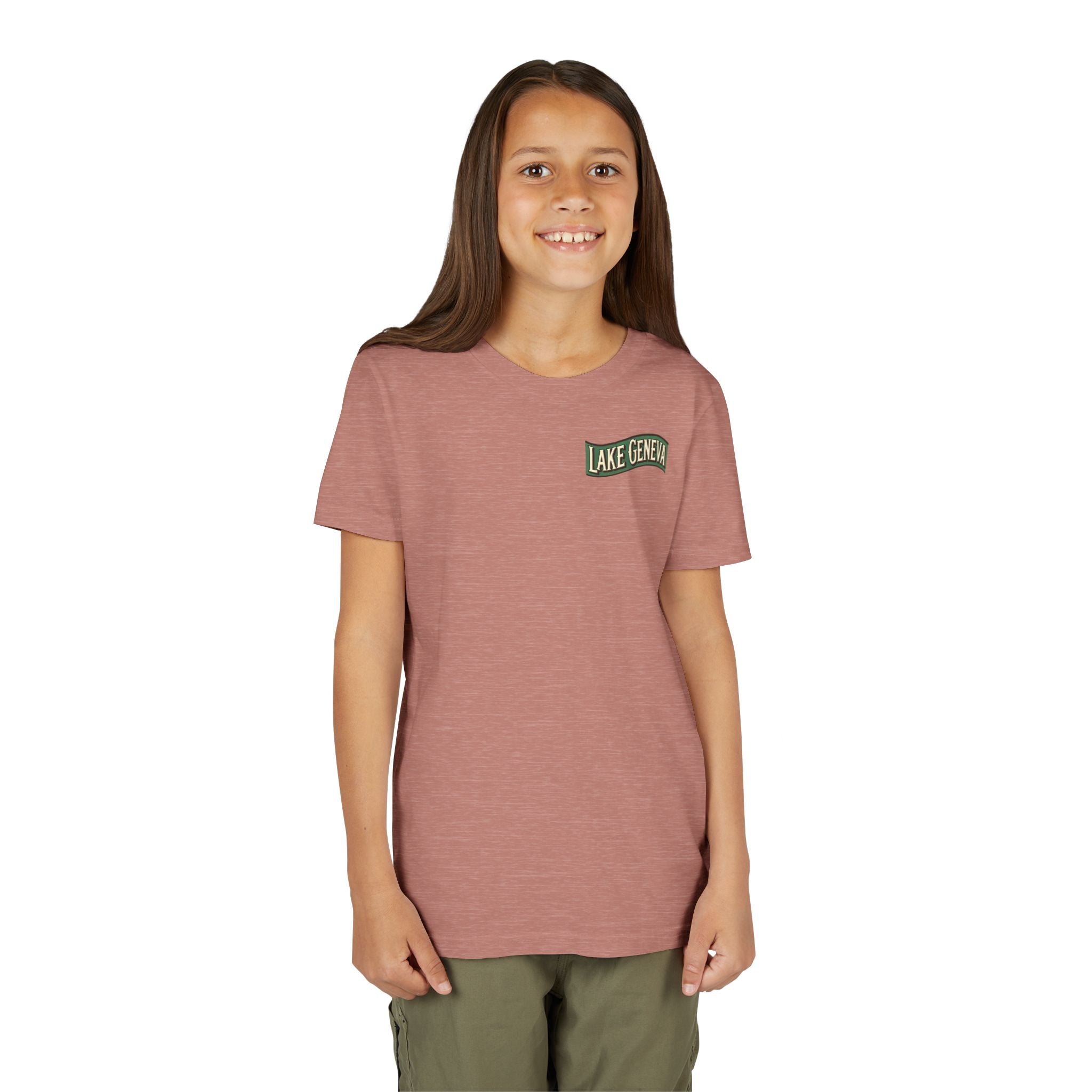 Retro Lake Geneva Unisex Youth Short Sleeve Tee