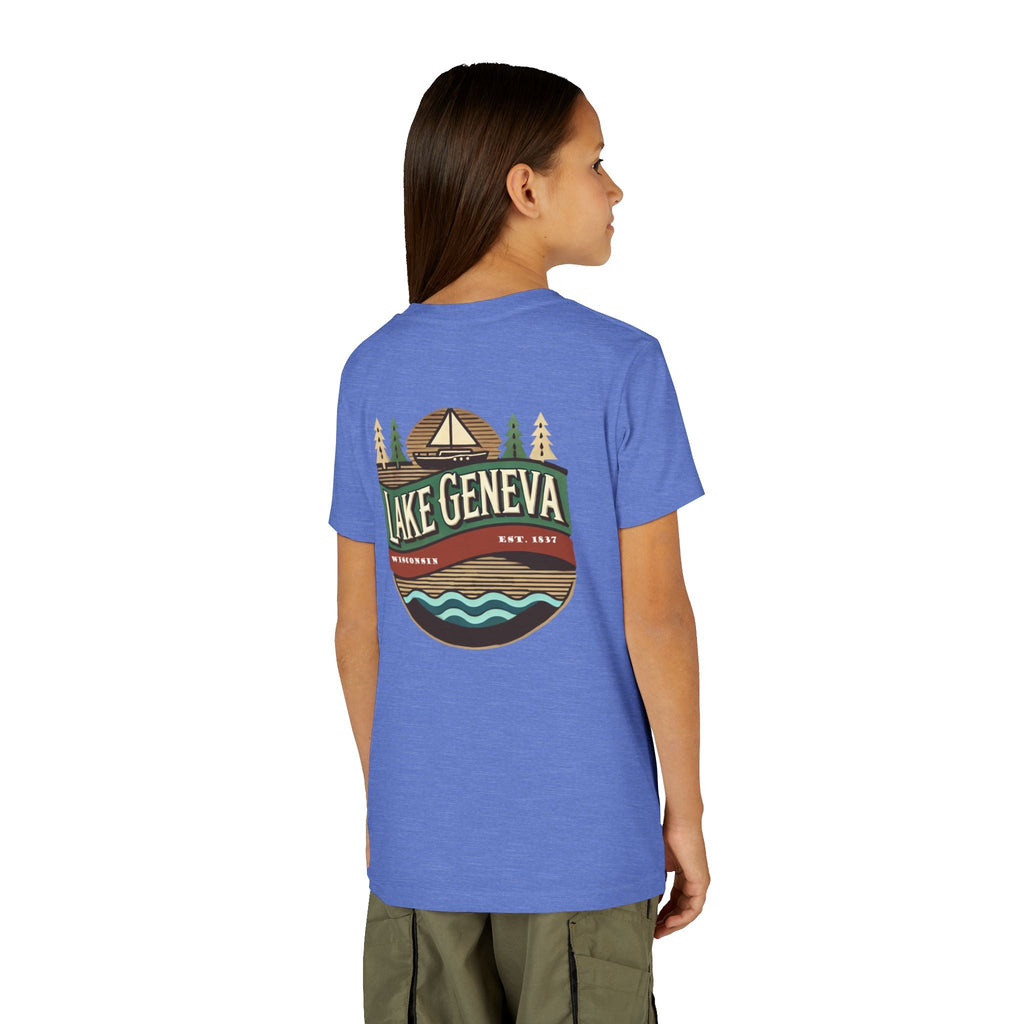 Retro Lake Geneva Unisex Youth Short Sleeve Tee
