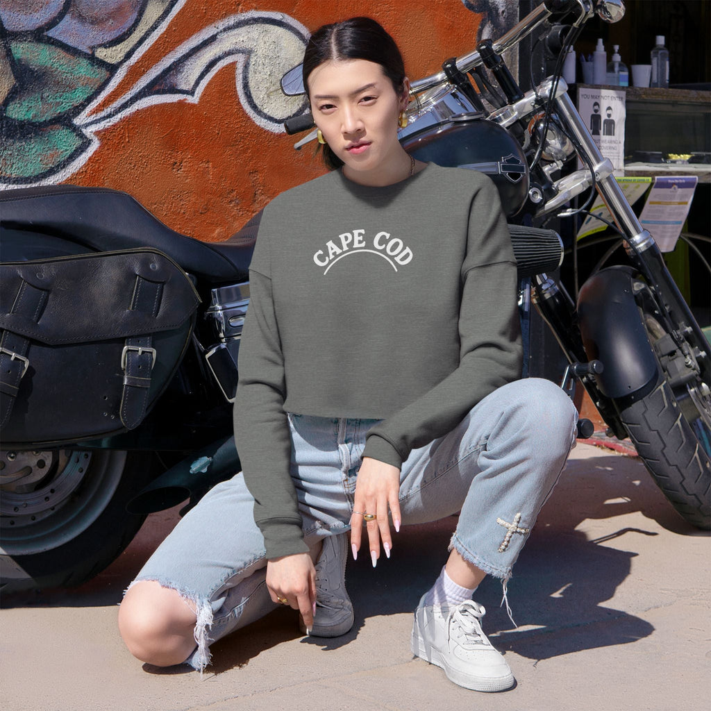 Rustic Cape Cod Women's Cropped Sweatshirt