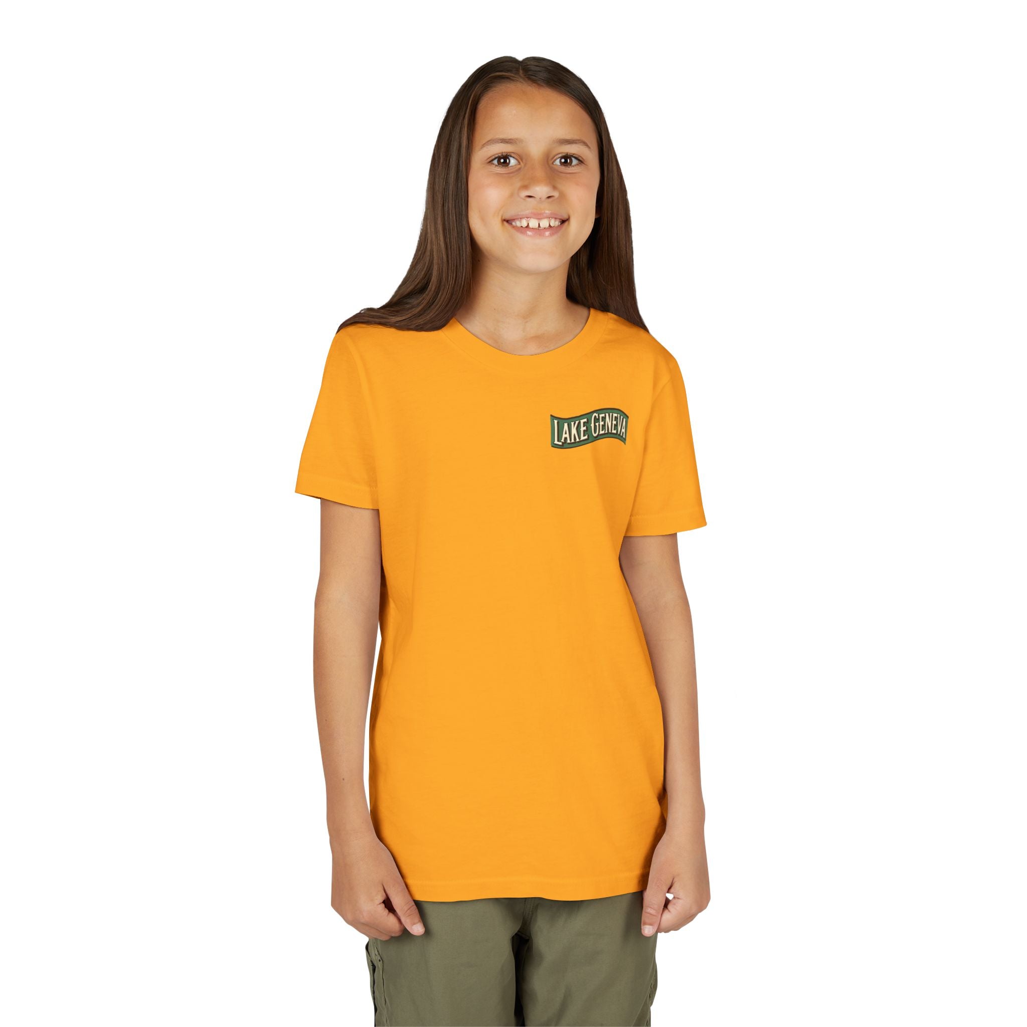 Retro Lake Geneva Unisex Youth Short Sleeve Tee