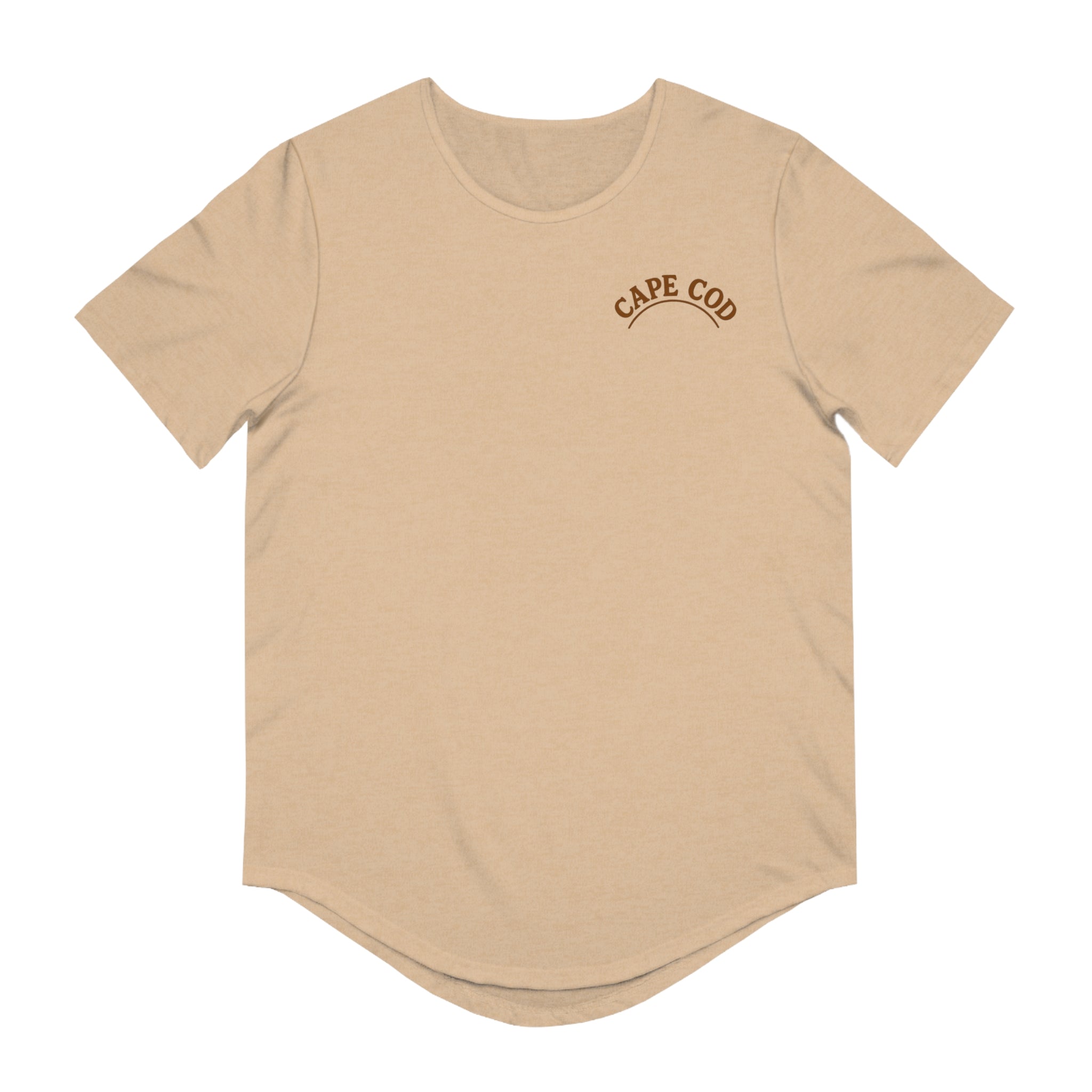 Rustic Cape Cod Men's Jersey Curved Hem Tee