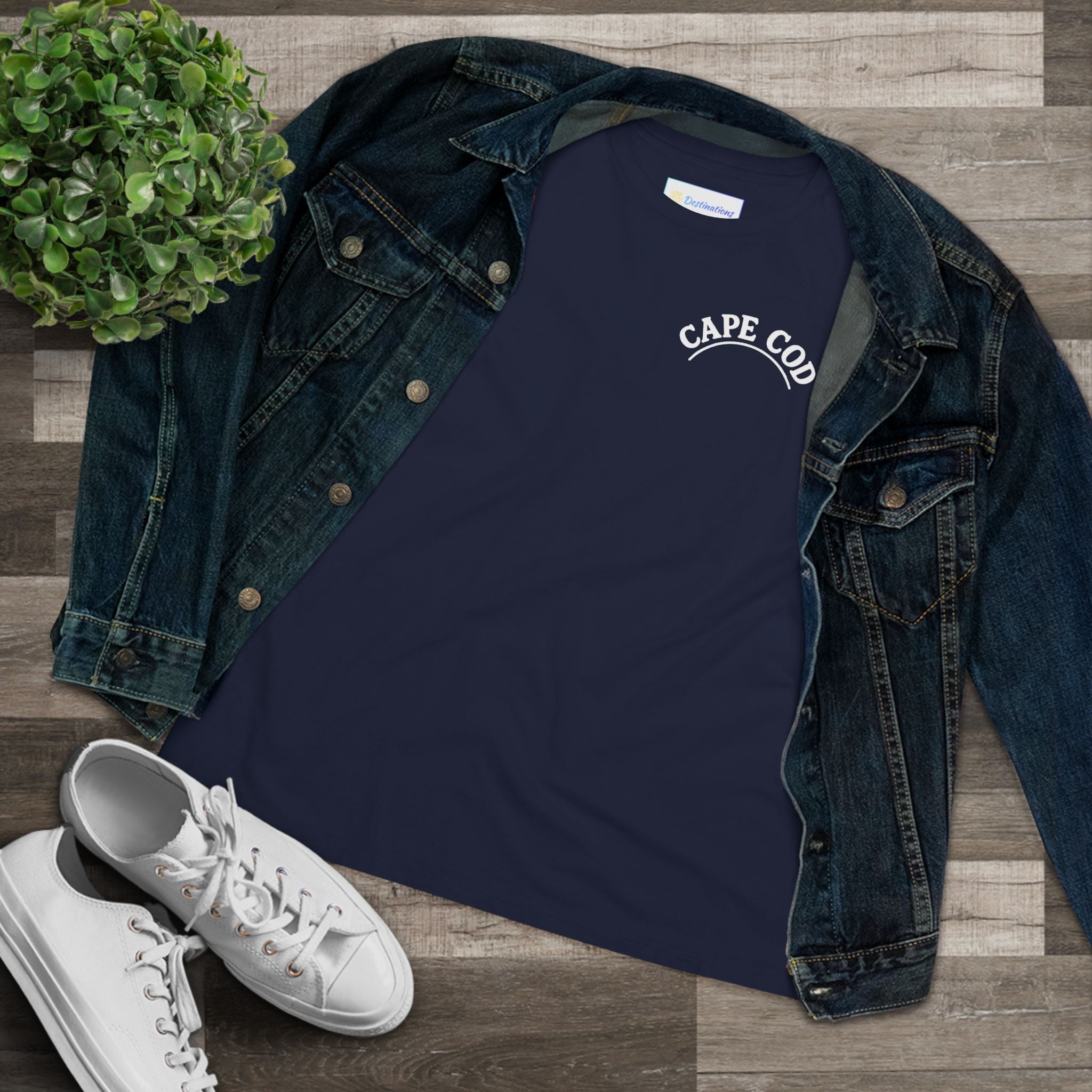 Rustic Cape Cod Women's Cotton Tee