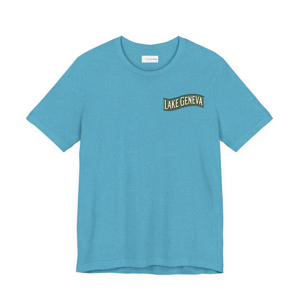 Retro Lake Geneva Unisex Jersey Short Sleeve Tee