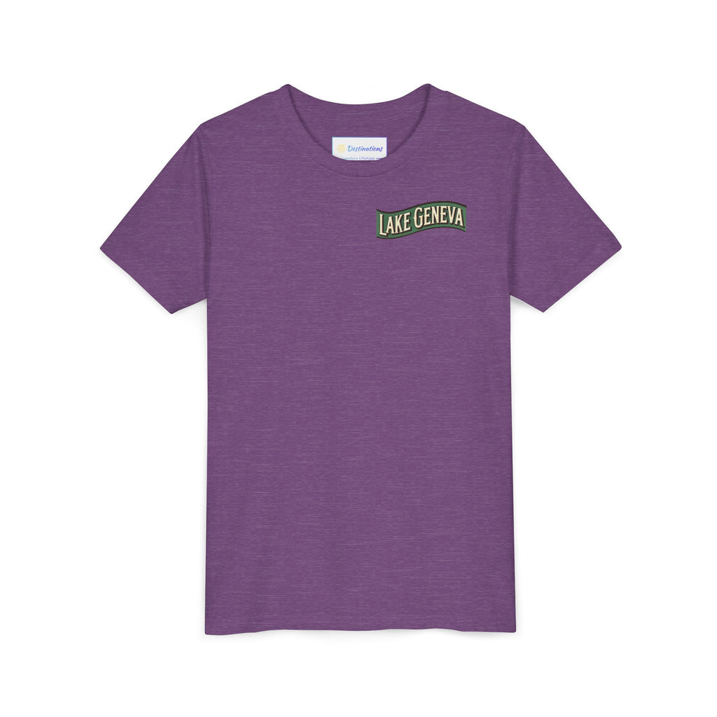 Retro Lake Geneva Unisex Youth Short Sleeve Tee
