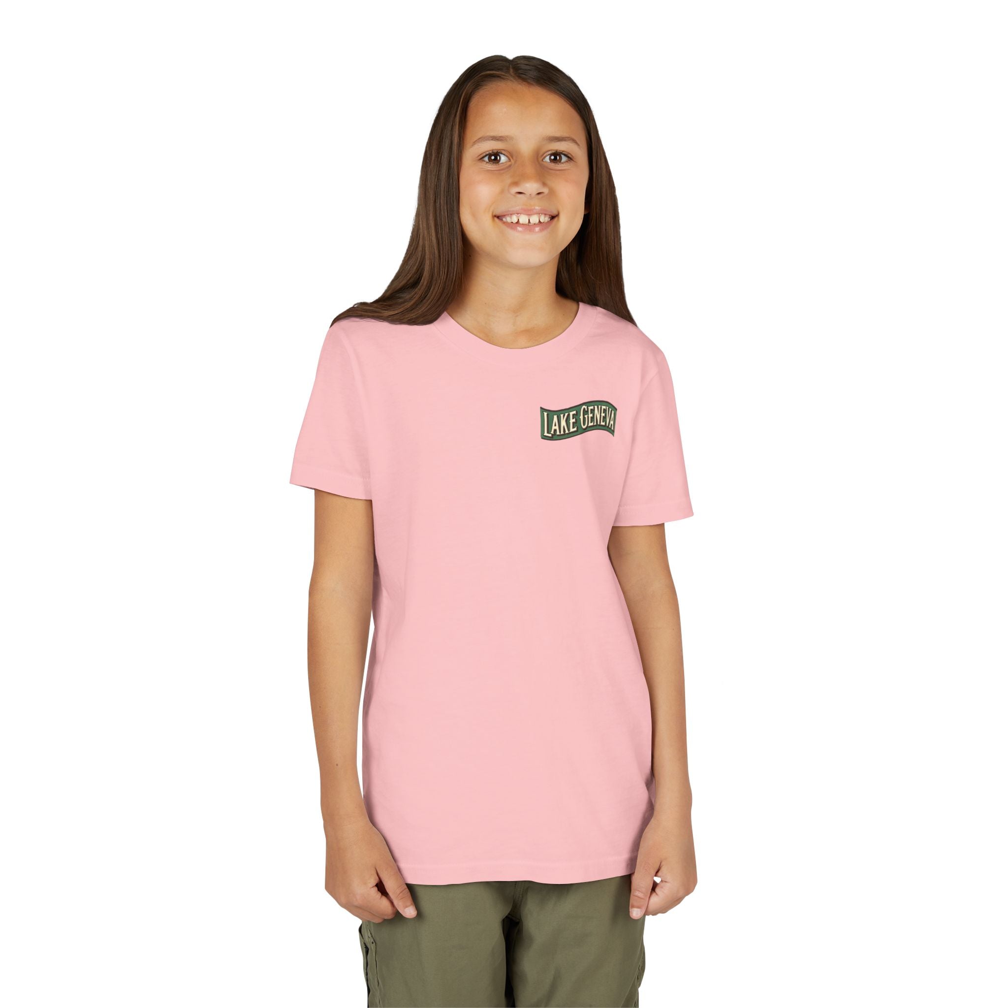 Retro Lake Geneva Unisex Youth Short Sleeve Tee