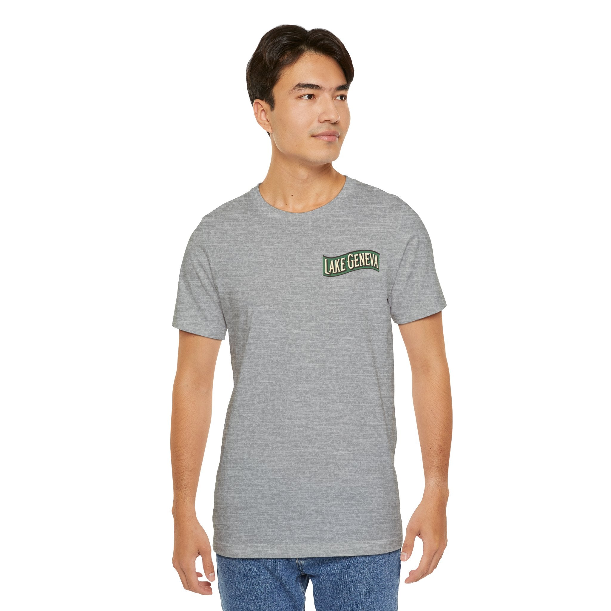 Retro Lake Geneva Unisex Jersey Short Sleeve Tee