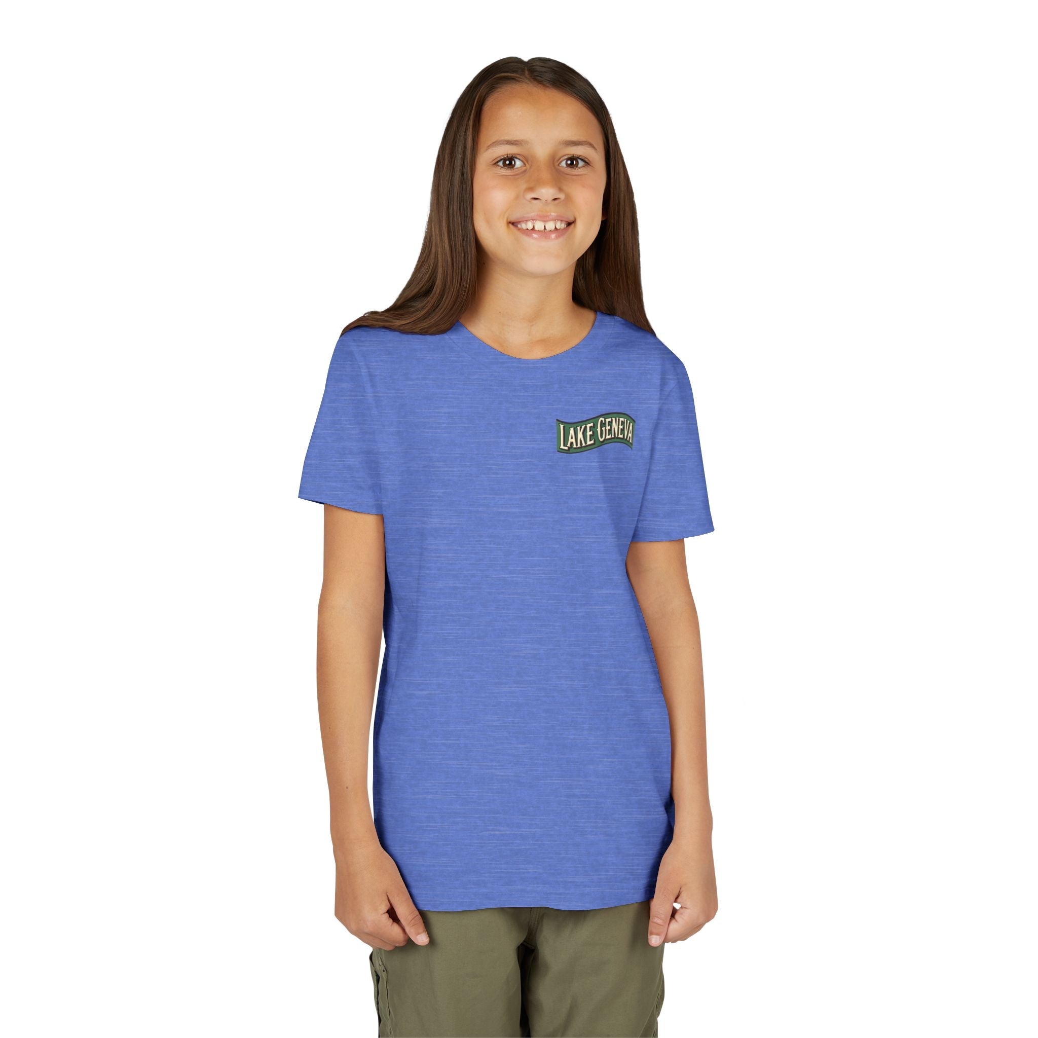 Retro Lake Geneva Unisex Youth Short Sleeve Tee