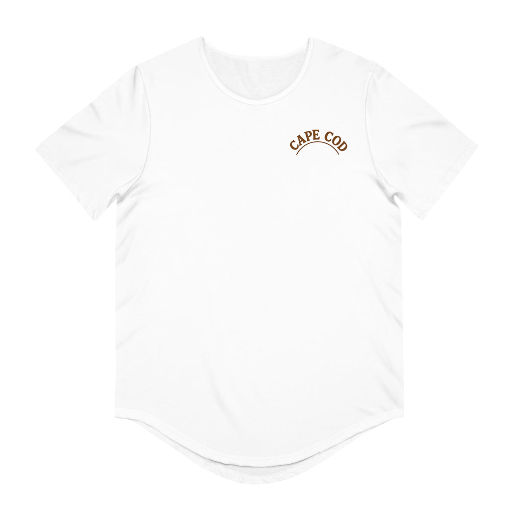 Rustic Cape Cod Men's Jersey Curved Hem Tee