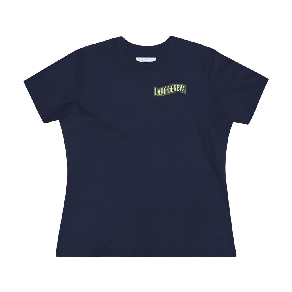 Retro Lake Geneva Women's Cotton Tee
