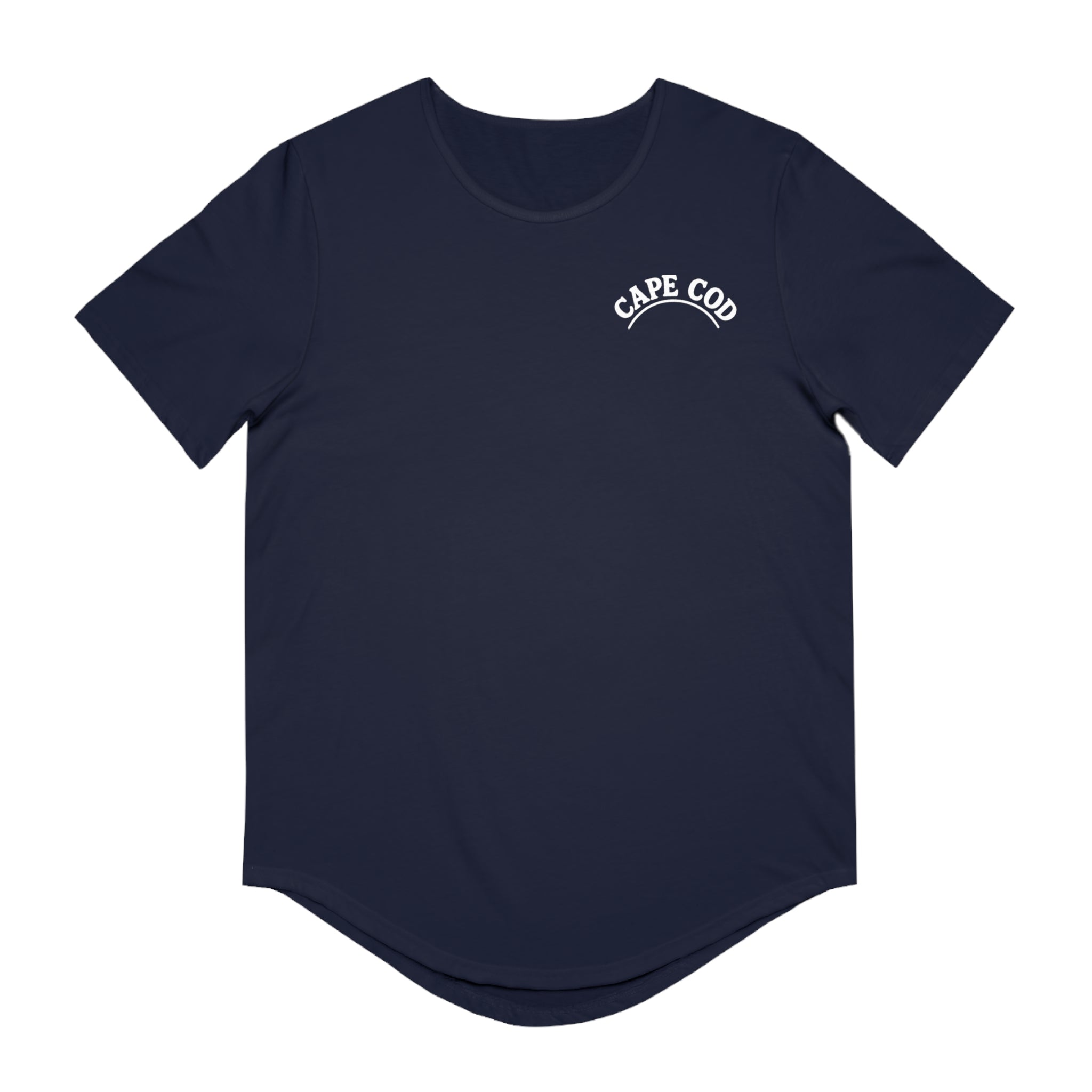 Rustic Cape Cod Men's Jersey Curved Hem Tee