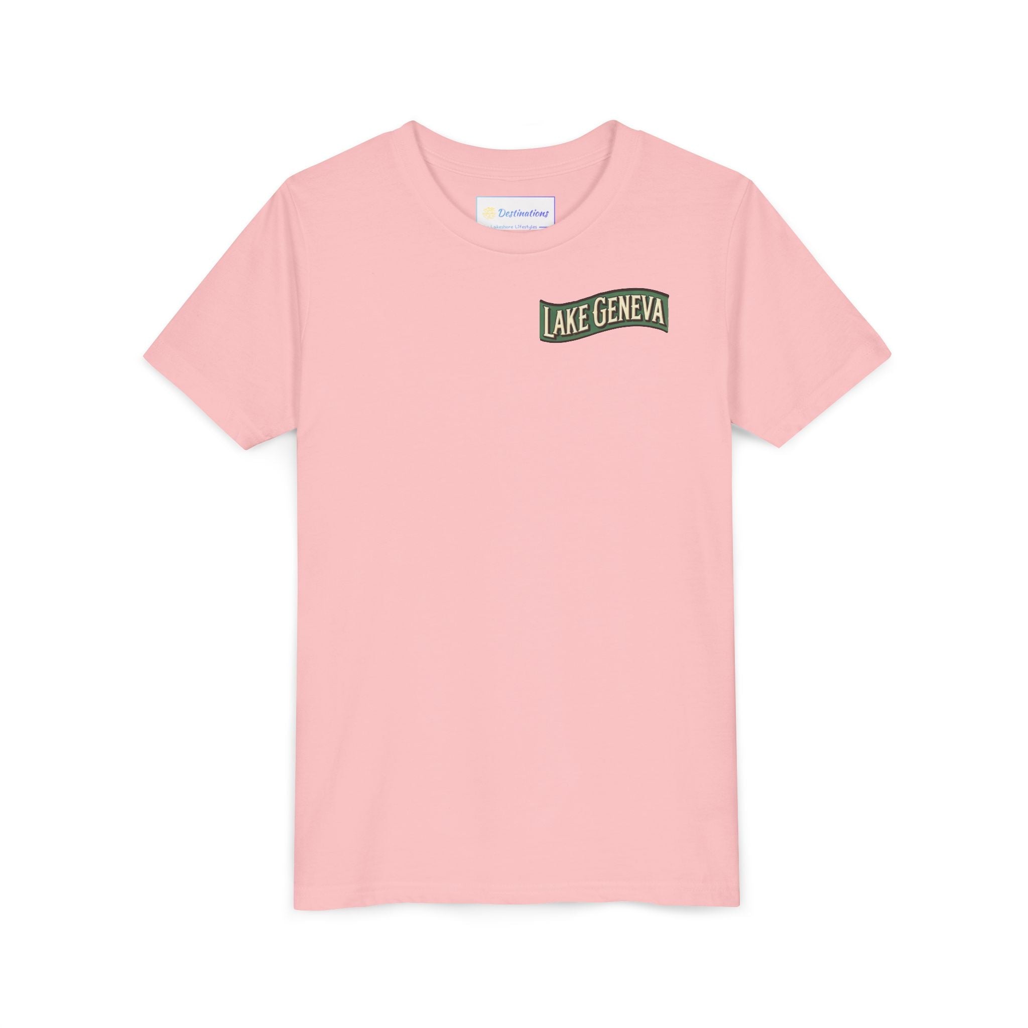 Retro Lake Geneva Unisex Youth Short Sleeve Tee