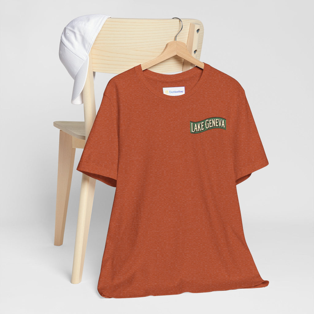 Retro Lake Geneva Unisex Jersey Short Sleeve Tee