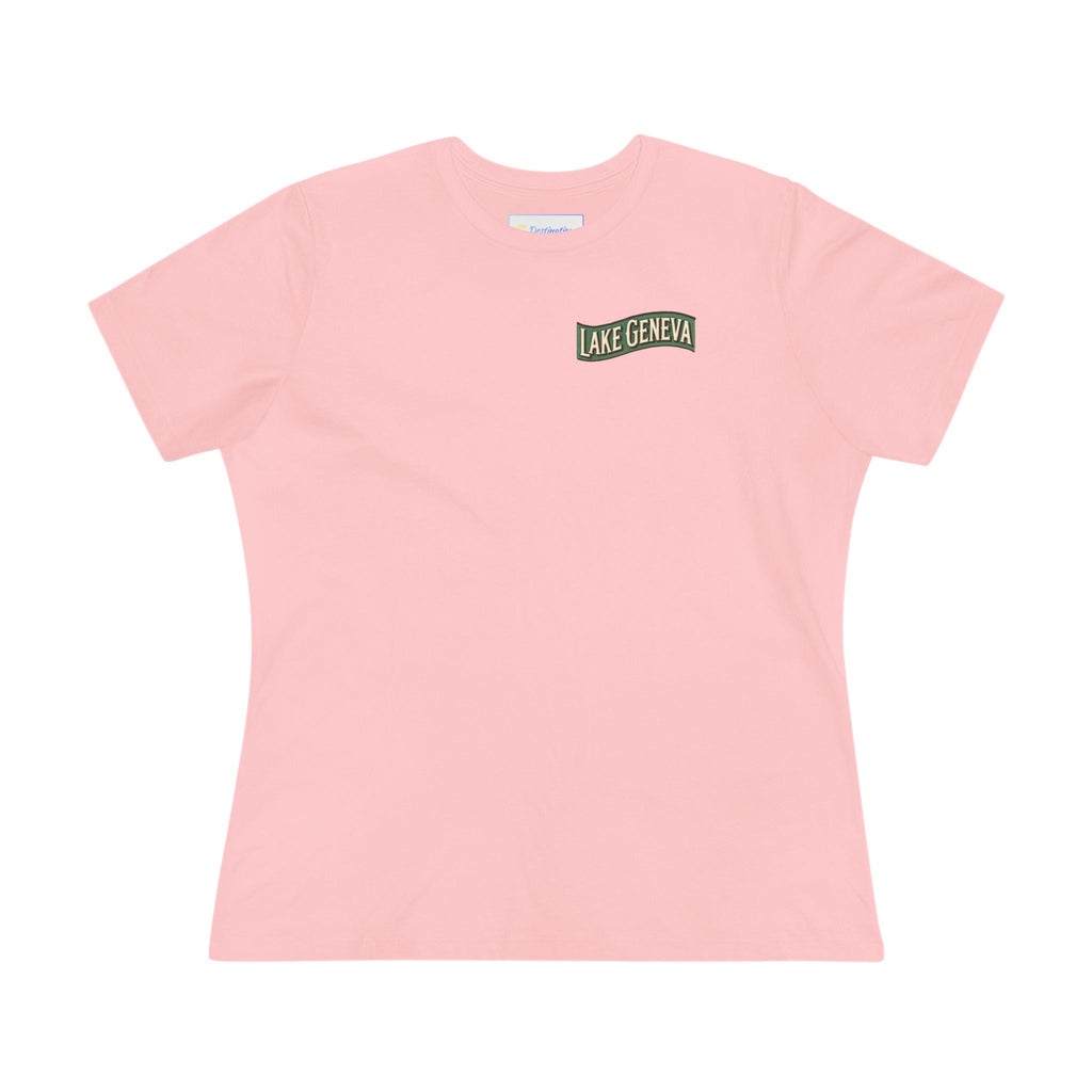Retro Lake Geneva Women's Cotton Tee