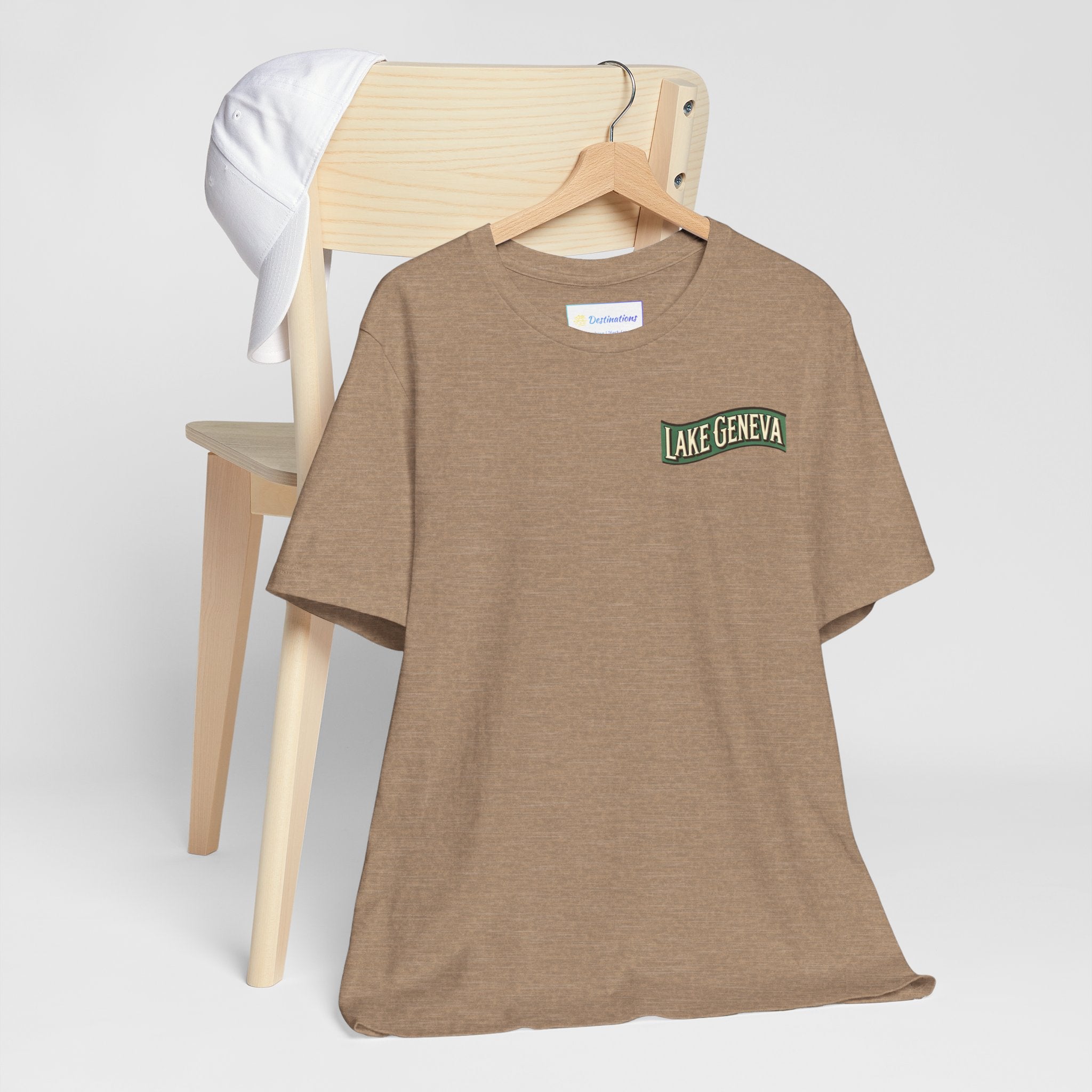 Retro Lake Geneva Unisex Jersey Short Sleeve Tee
