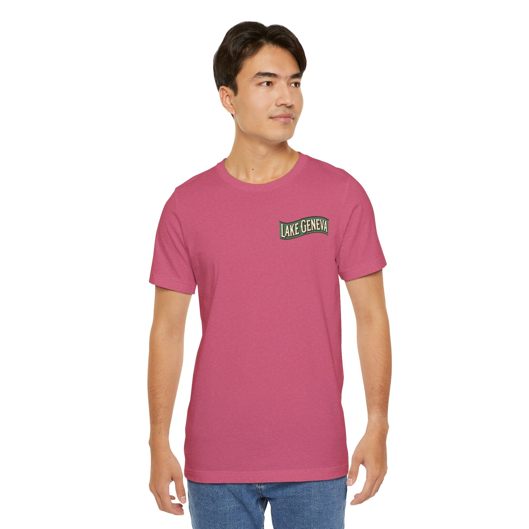 Retro Lake Geneva Unisex Jersey Short Sleeve Tee