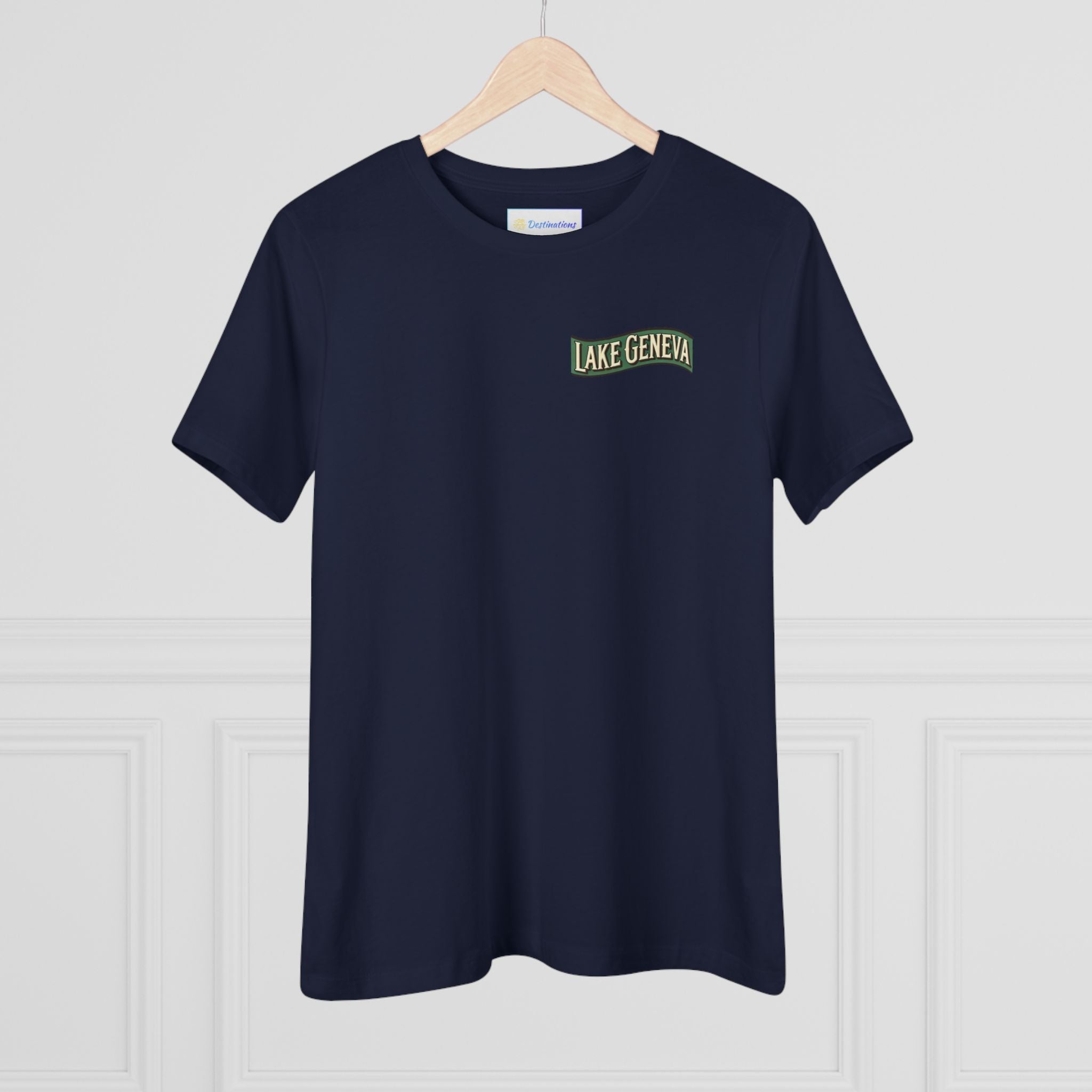 Retro Lake Geneva Women's Cotton Tee