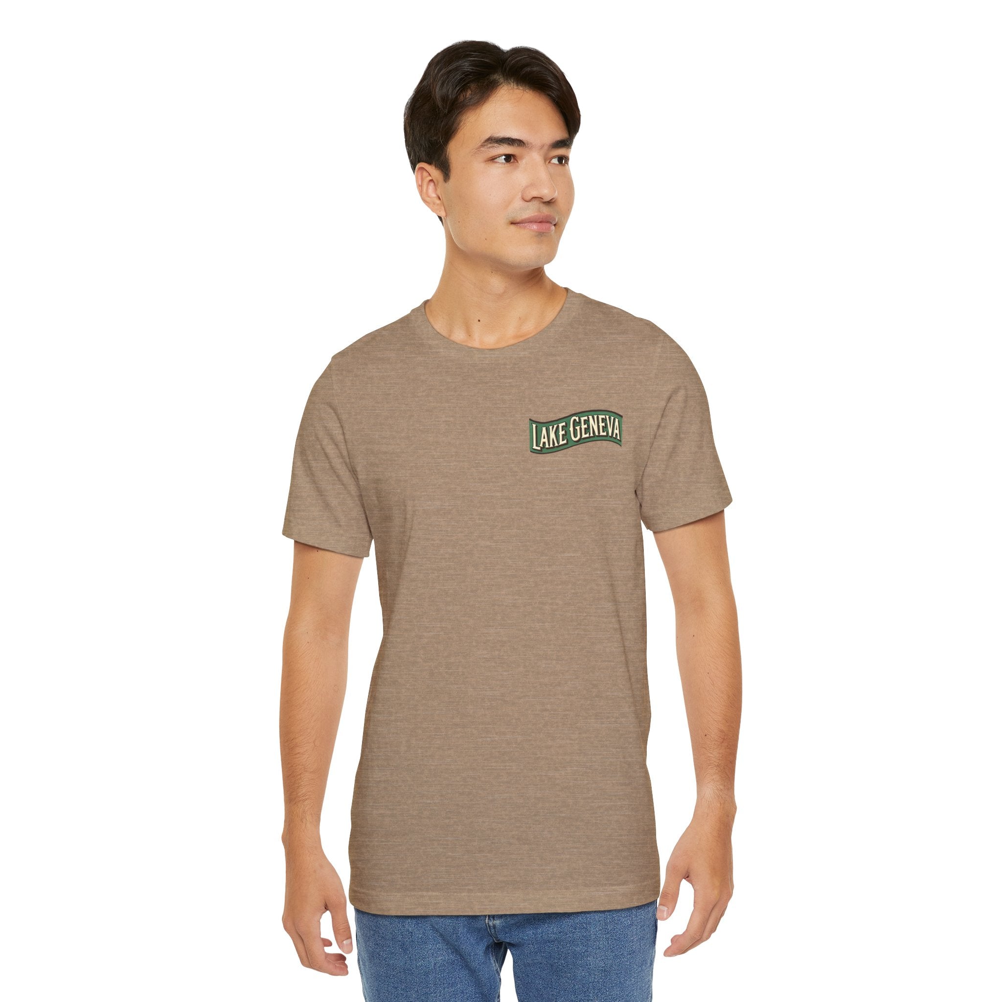 Retro Lake Geneva Unisex Jersey Short Sleeve Tee