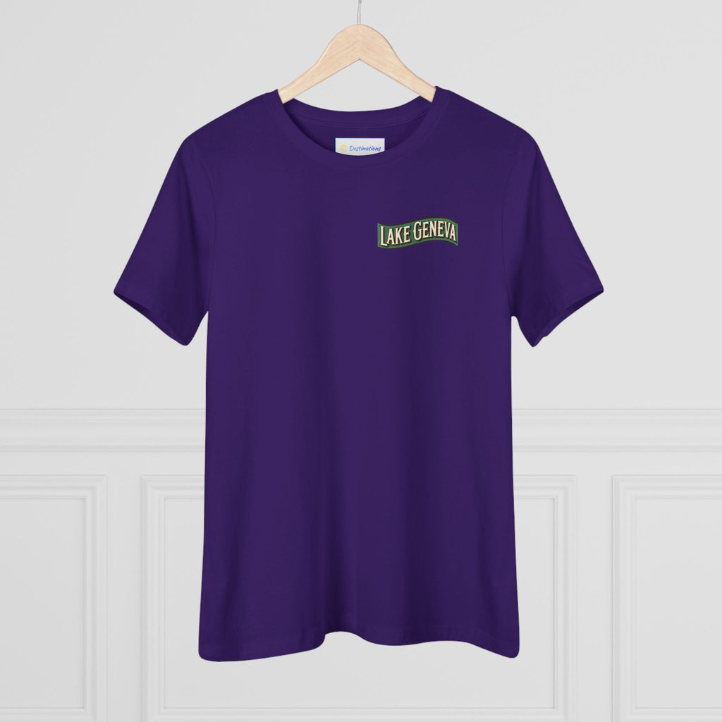 Retro Lake Geneva Women's Cotton Tee