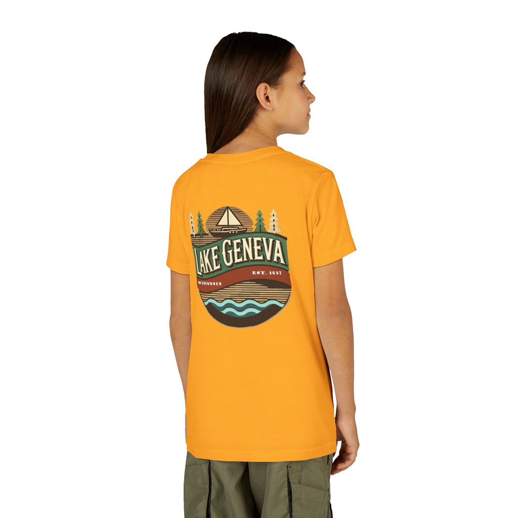 Retro Lake Geneva Unisex Youth Short Sleeve Tee