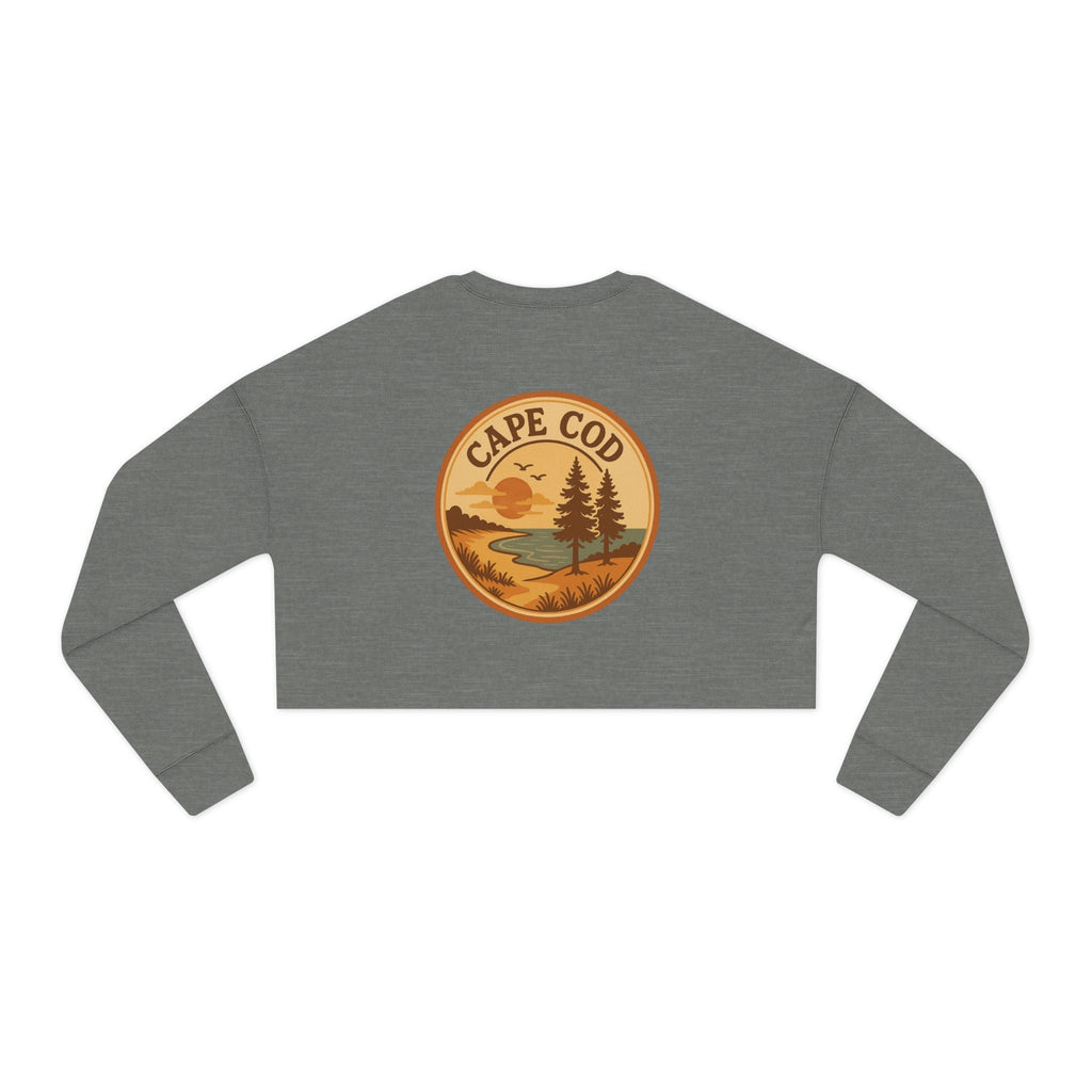 Rustic Cape Cod Women's Cropped Sweatshirt