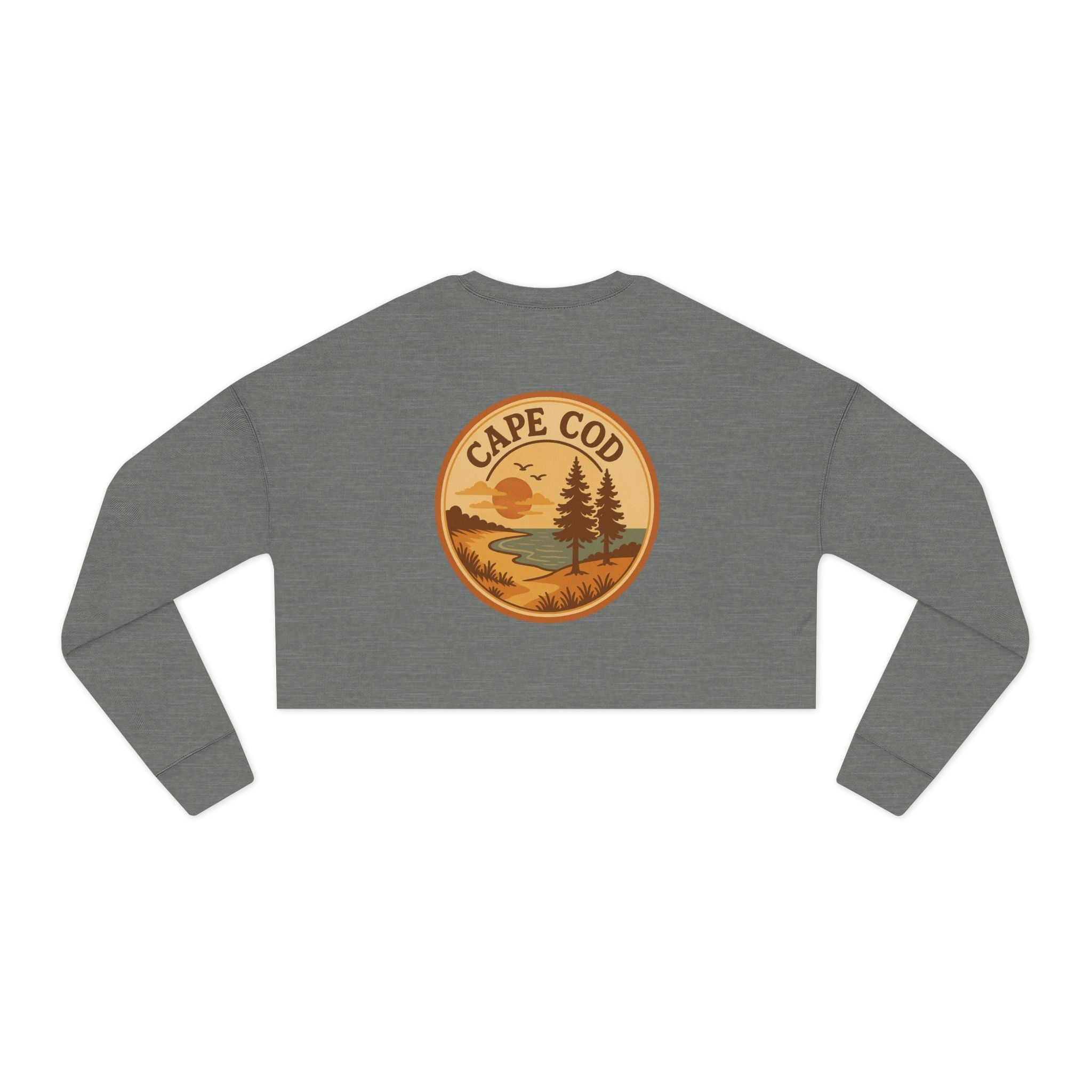 Rustic Cape Cod Women's Cropped Sweatshirt