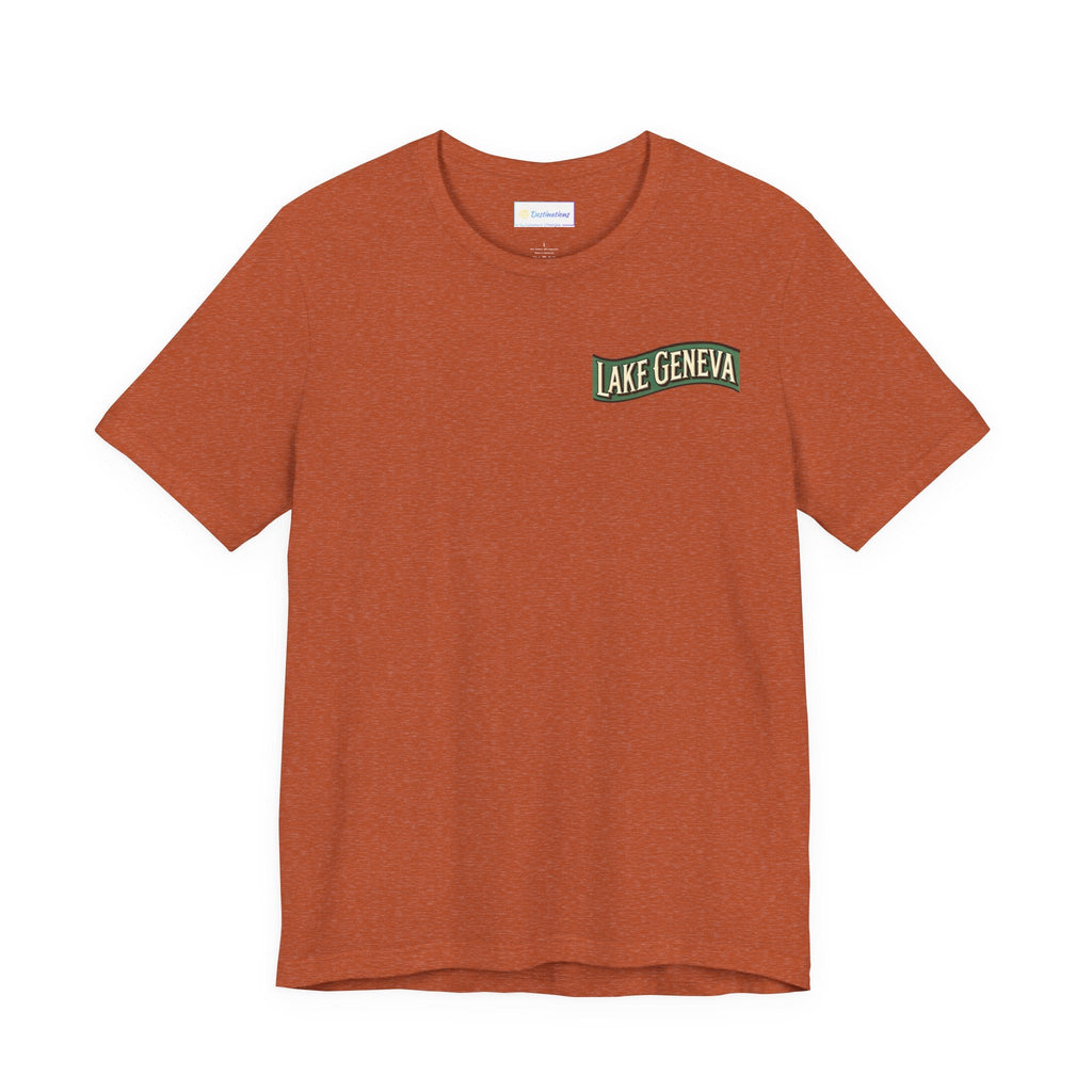 Retro Lake Geneva Unisex Jersey Short Sleeve Tee