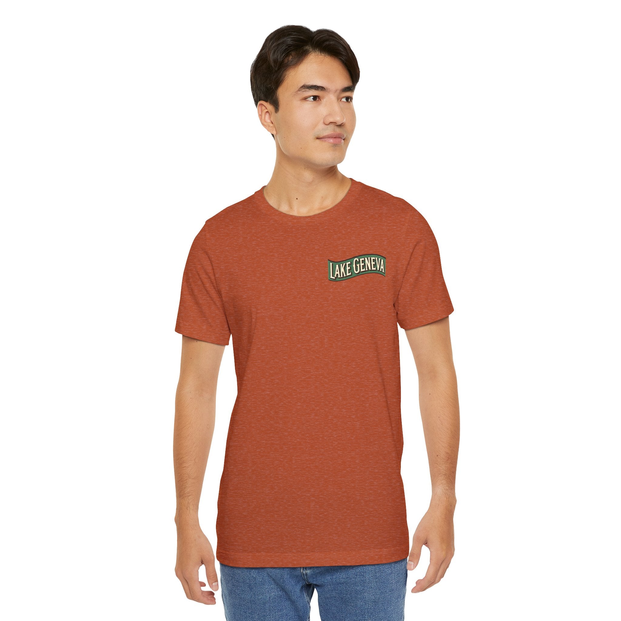 Retro Lake Geneva Unisex Jersey Short Sleeve Tee