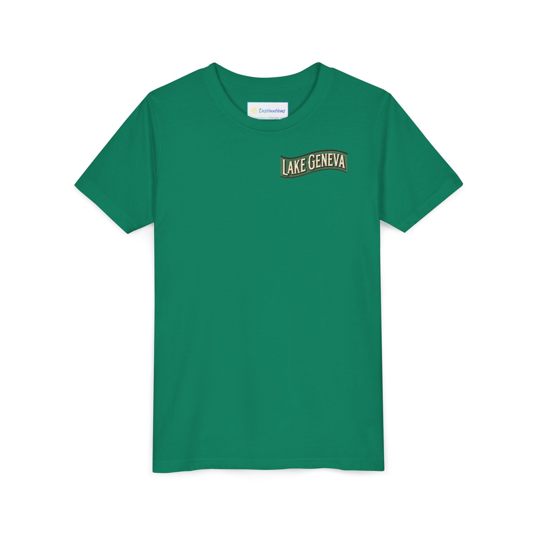 Retro Lake Geneva Unisex Youth Short Sleeve Tee