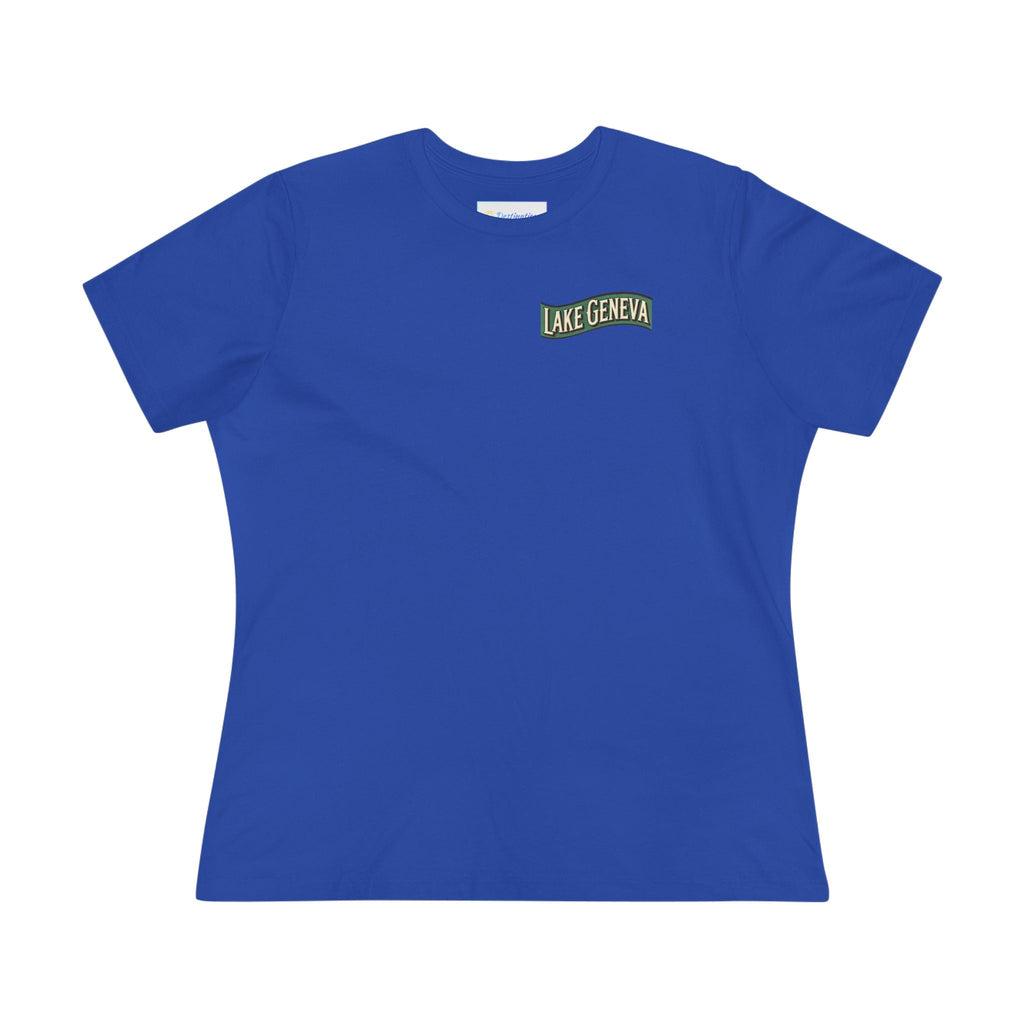 Retro Lake Geneva Women's Cotton Tee