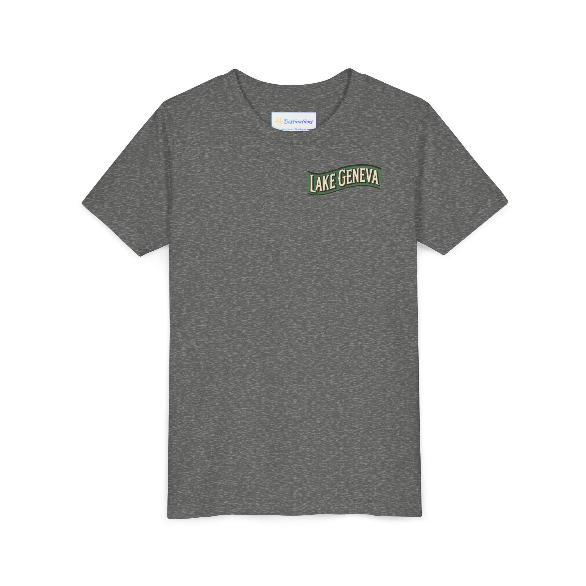 Retro Lake Geneva Unisex Youth Short Sleeve Tee