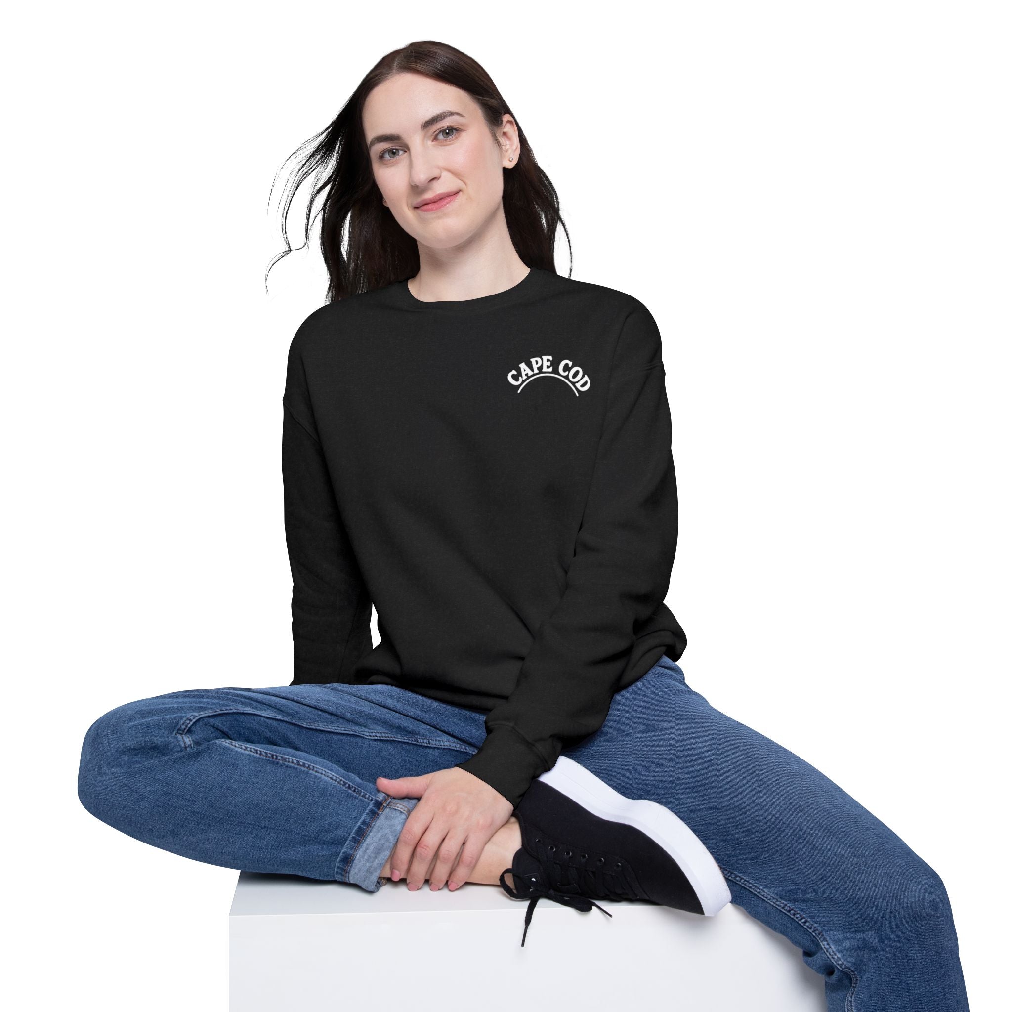 Rustic Cape Cod Unisex Drop Shoulder Sweatshirt