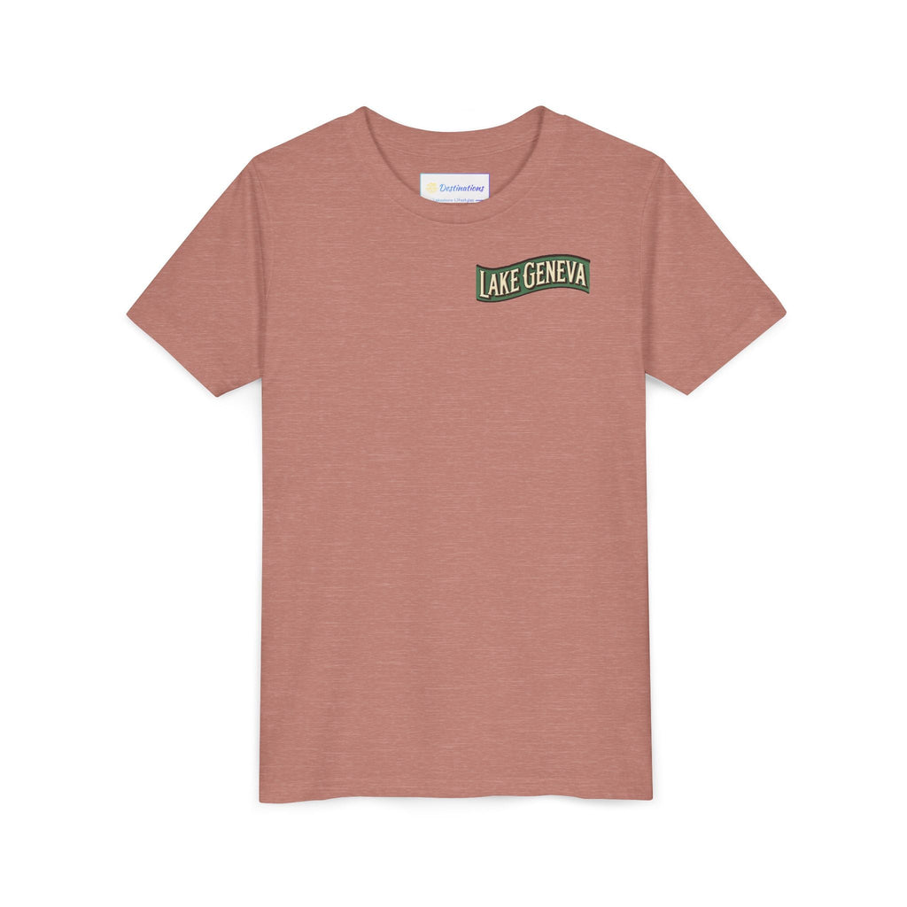 Retro Lake Geneva Unisex Youth Short Sleeve Tee