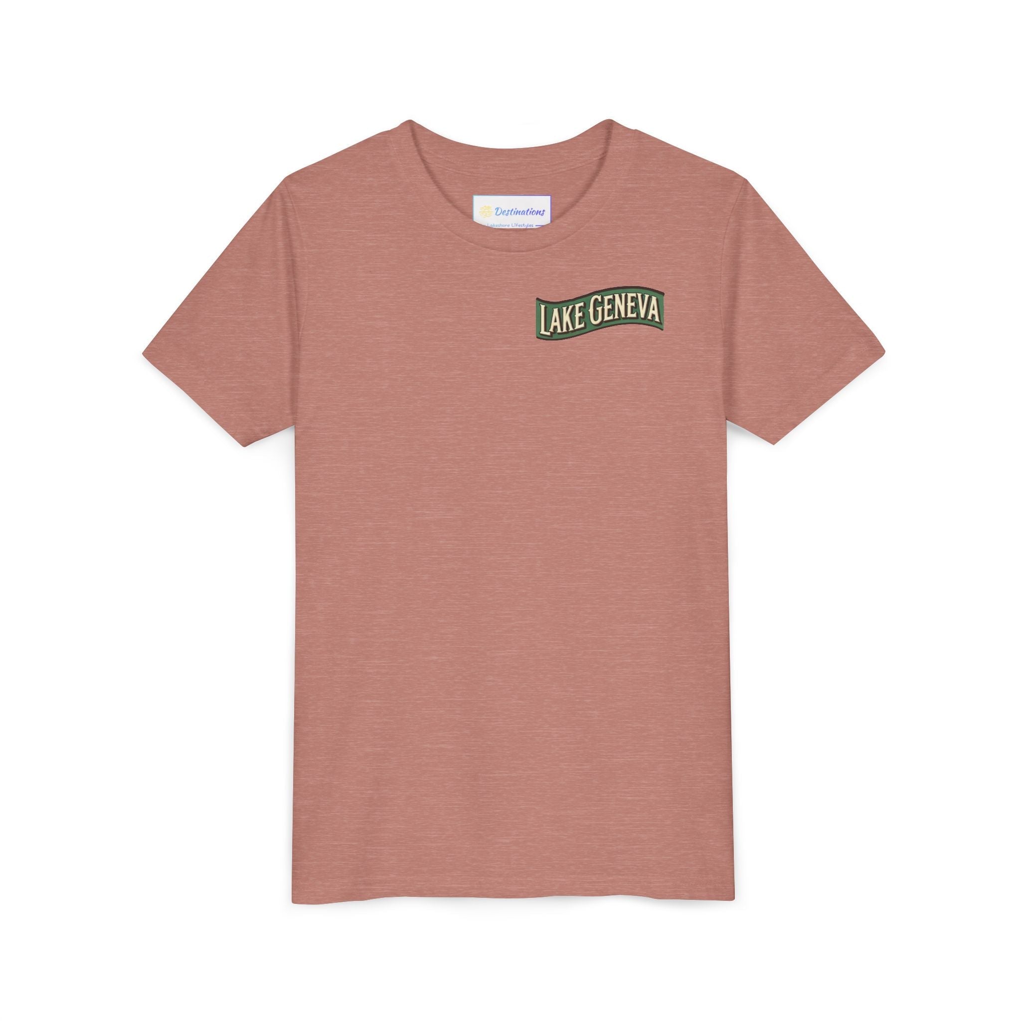 Retro Lake Geneva Unisex Youth Short Sleeve Tee