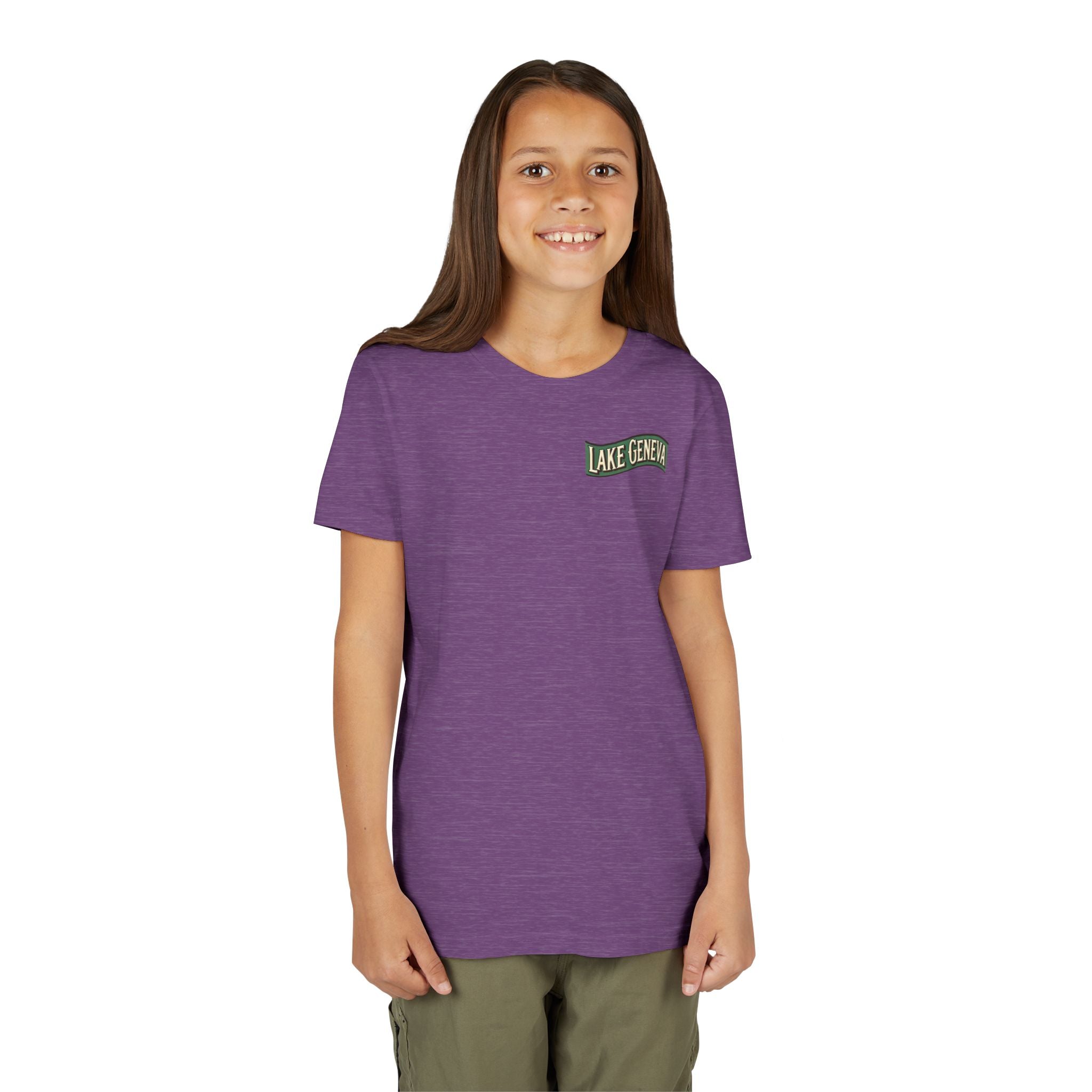 Retro Lake Geneva Unisex Youth Short Sleeve Tee