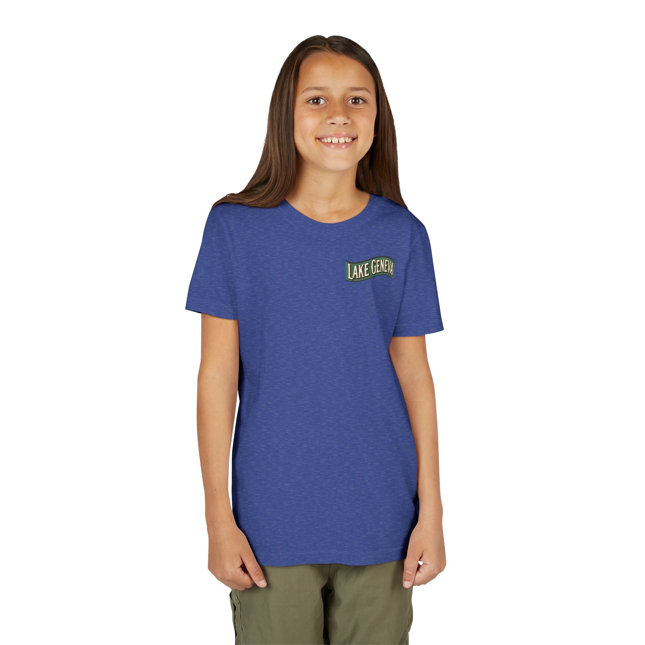 Retro Lake Geneva Unisex Youth Short Sleeve Tee